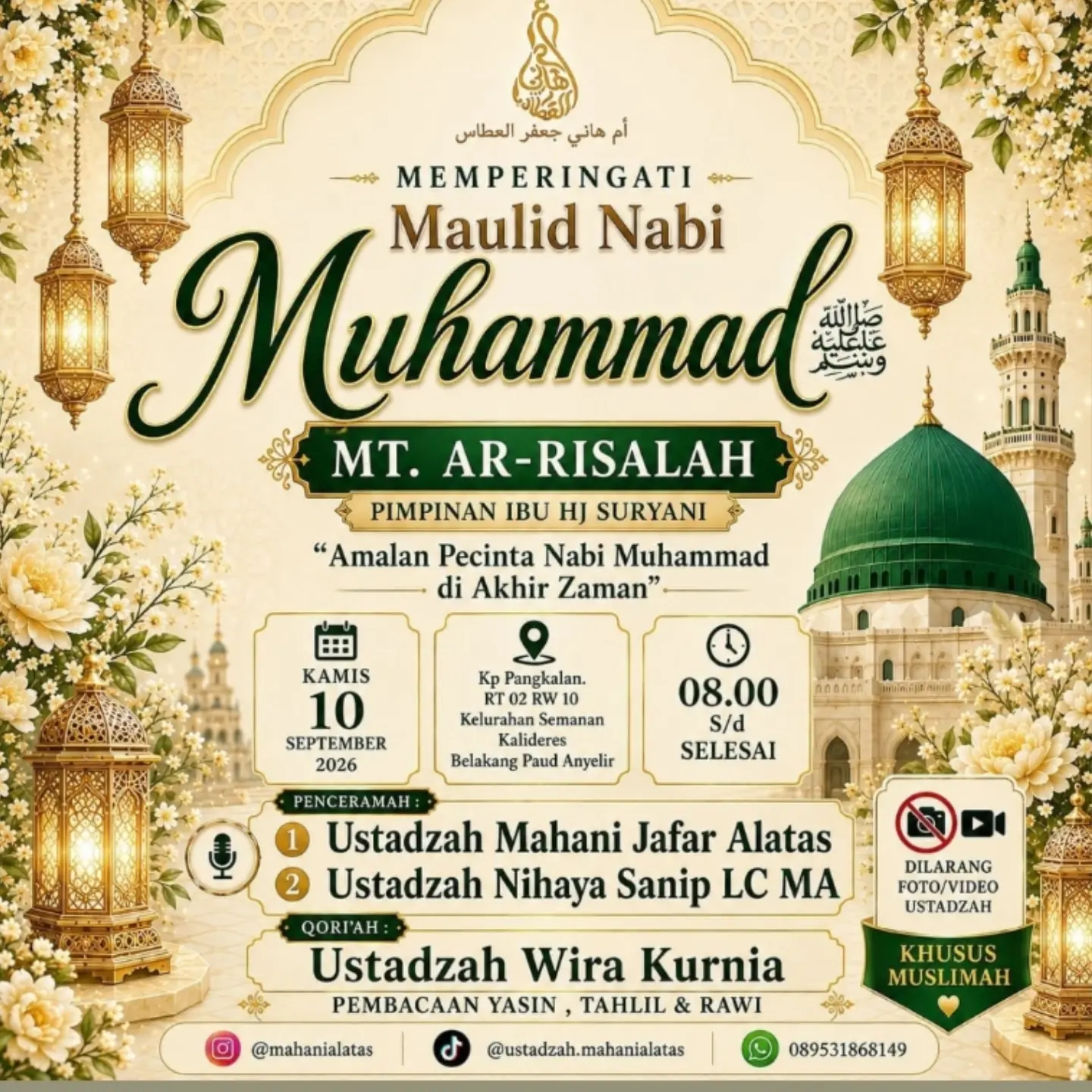 Memperingati Maulid Nabi Muhammad