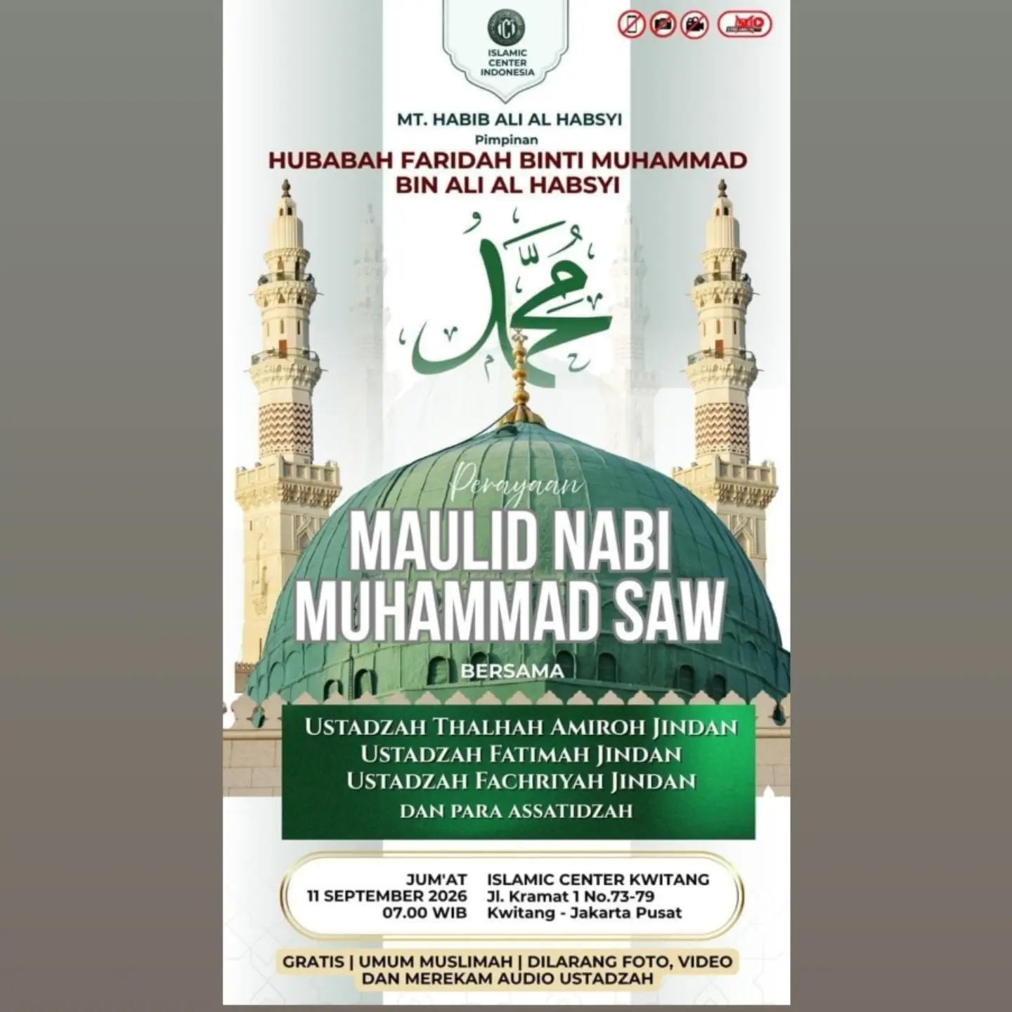 Perayaan Maulid Nabi Muhammad SAW