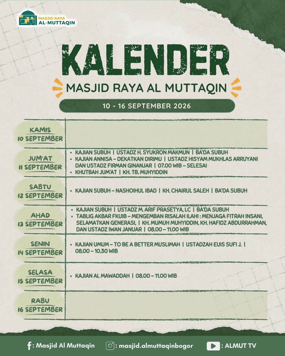 Kajian Umum - To Be A Better Muslimah
