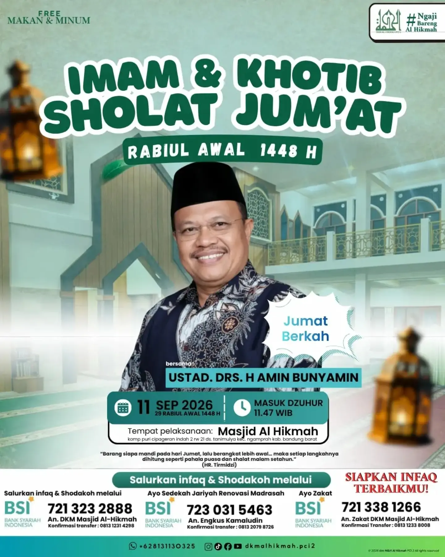 Imam & Khotib Sholat Jum'at