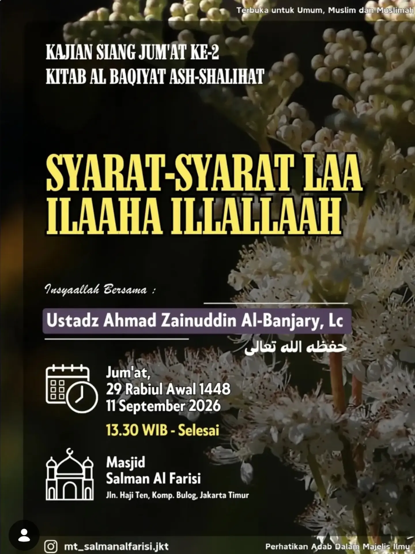 SYARAT-SYARAT LA ILAHA ILLA ALLAH