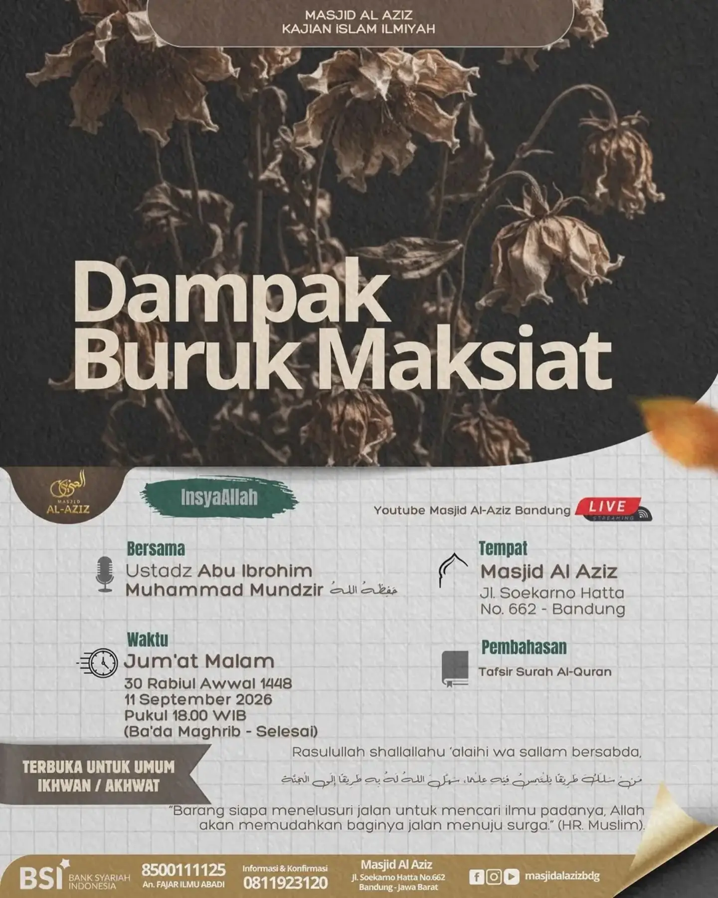 Dampak Buruk Maksiat