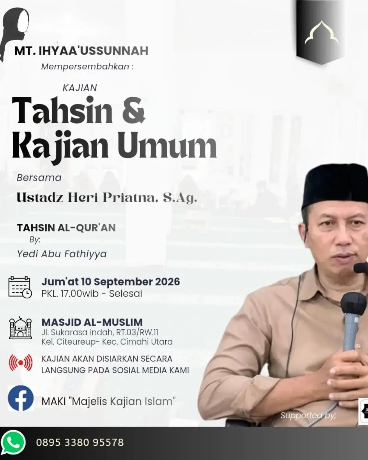 Kajian Tahsin & Kajian Umum