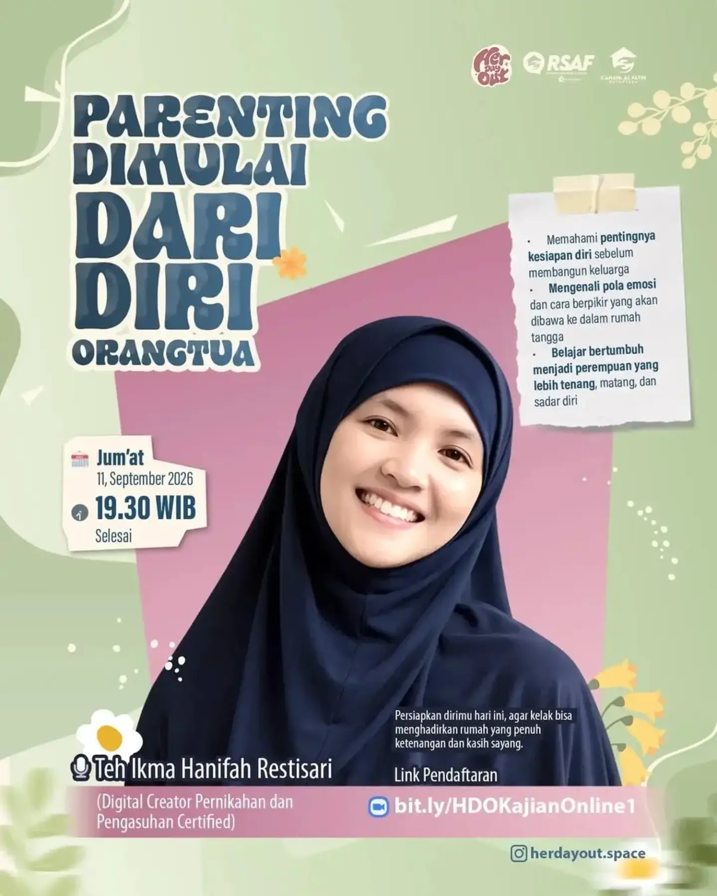 PARENTING DIMULAI DARI ORANG TUA