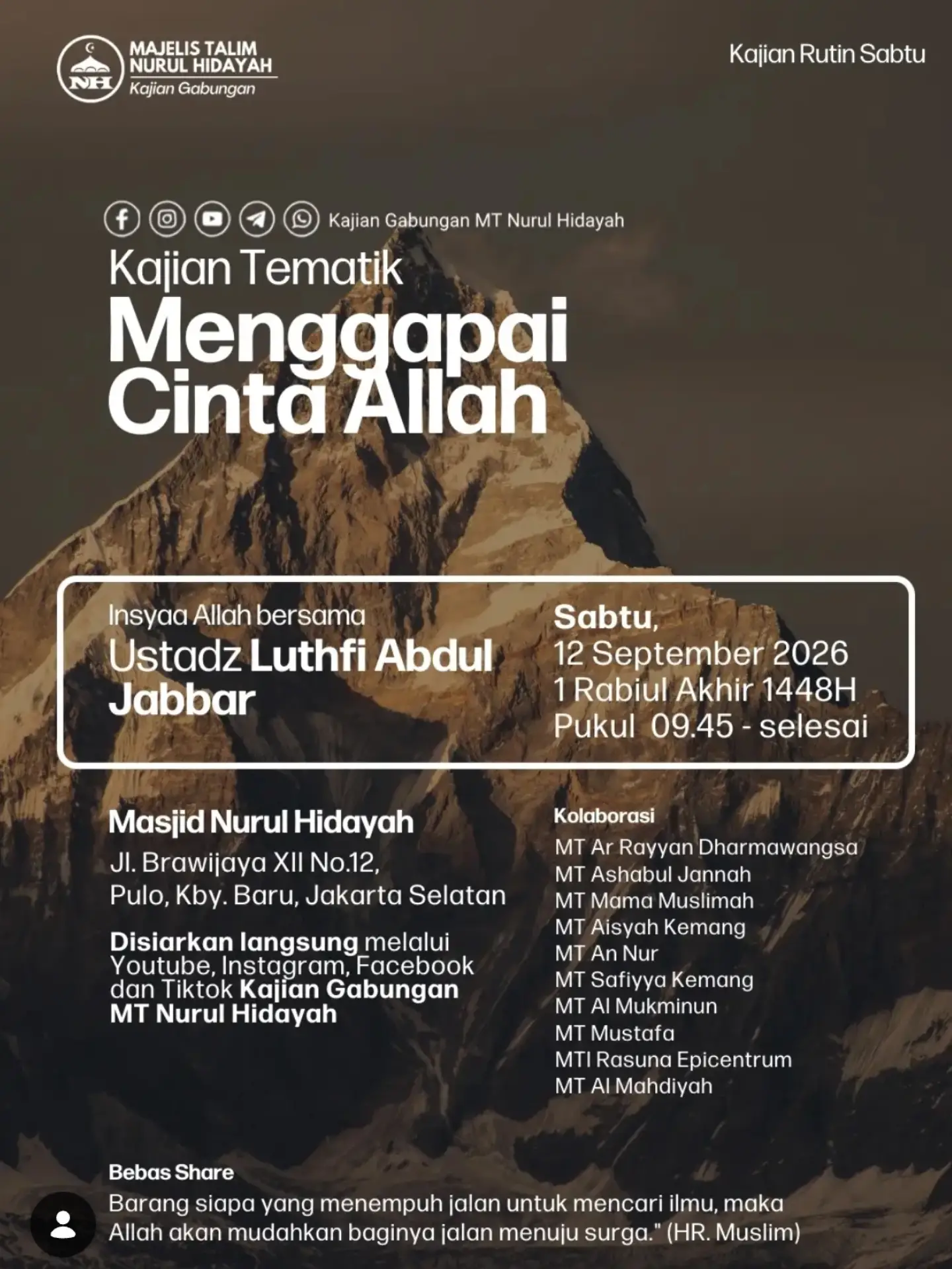 Menggapai Cinta Allah