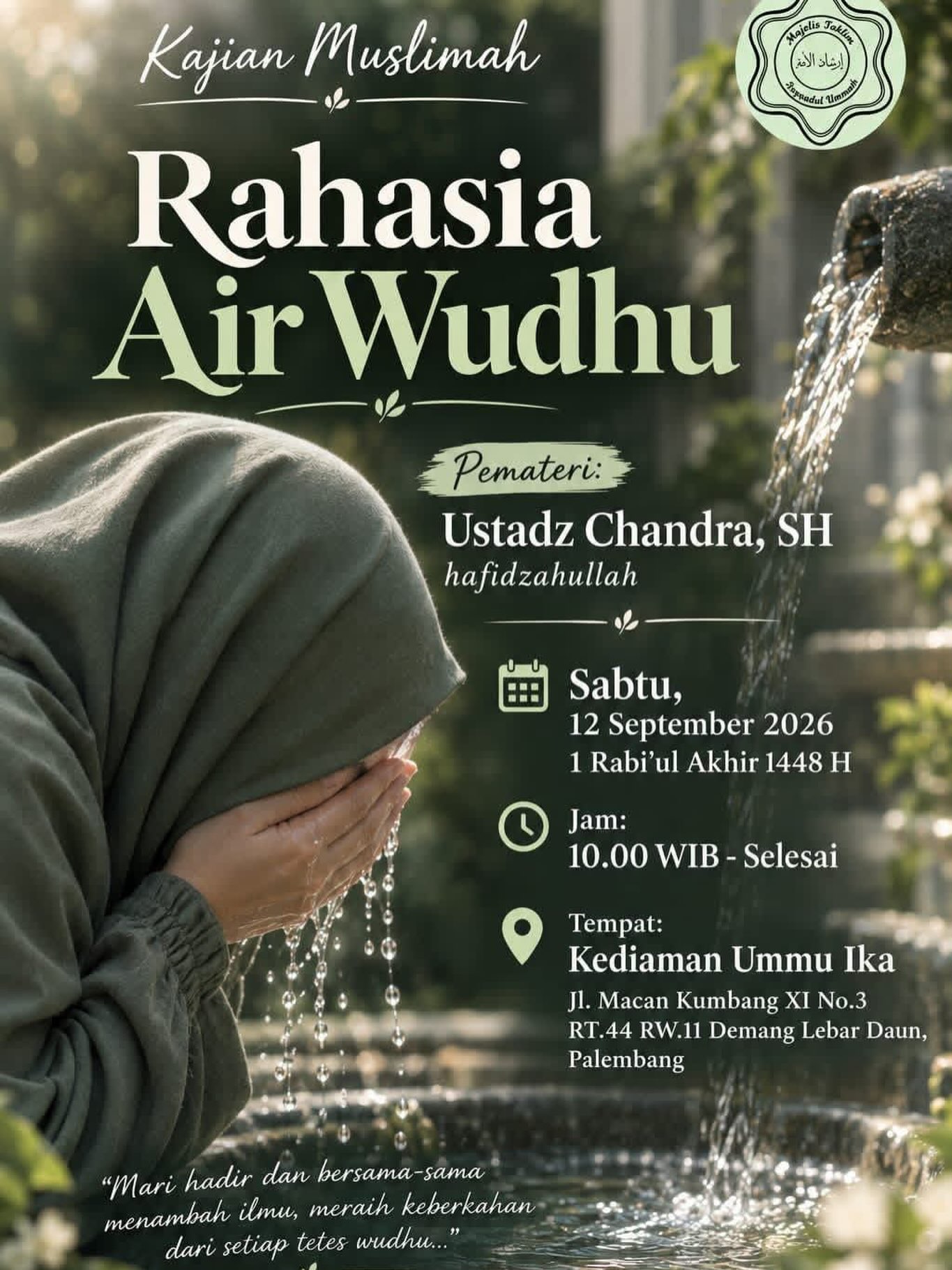 Rahasia Air Wudhu