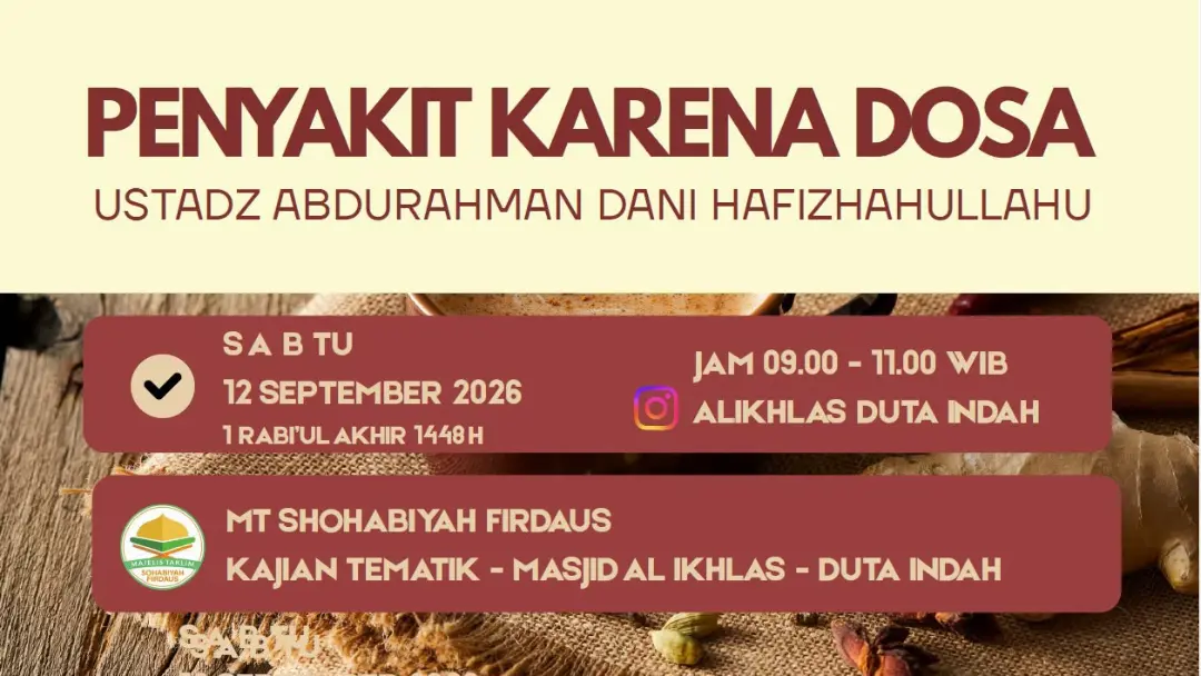 Penyakit Karena Dosa