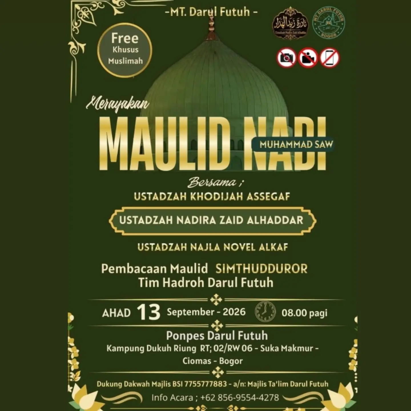 Merayakan Maulid Nabi Muhammad SAW