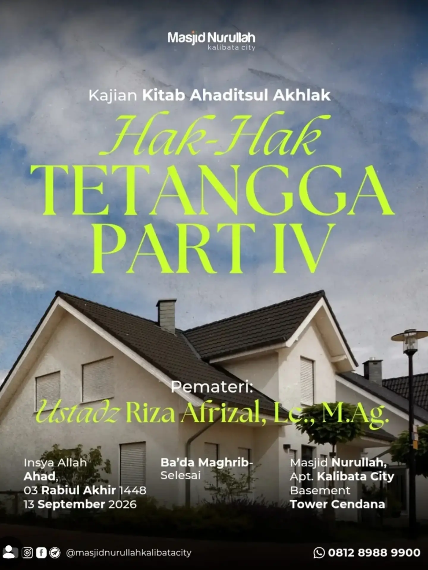Kajian Kitab Ahaditsul Akhlak