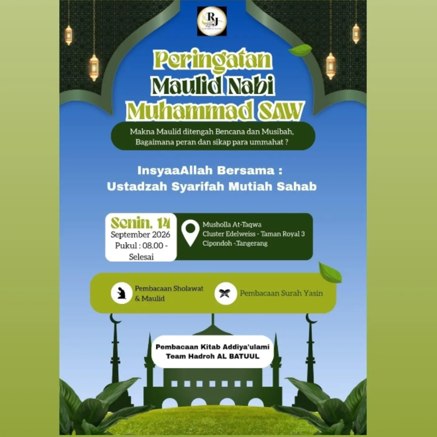 Peringatan Maulid Nabi Muhammad SAW