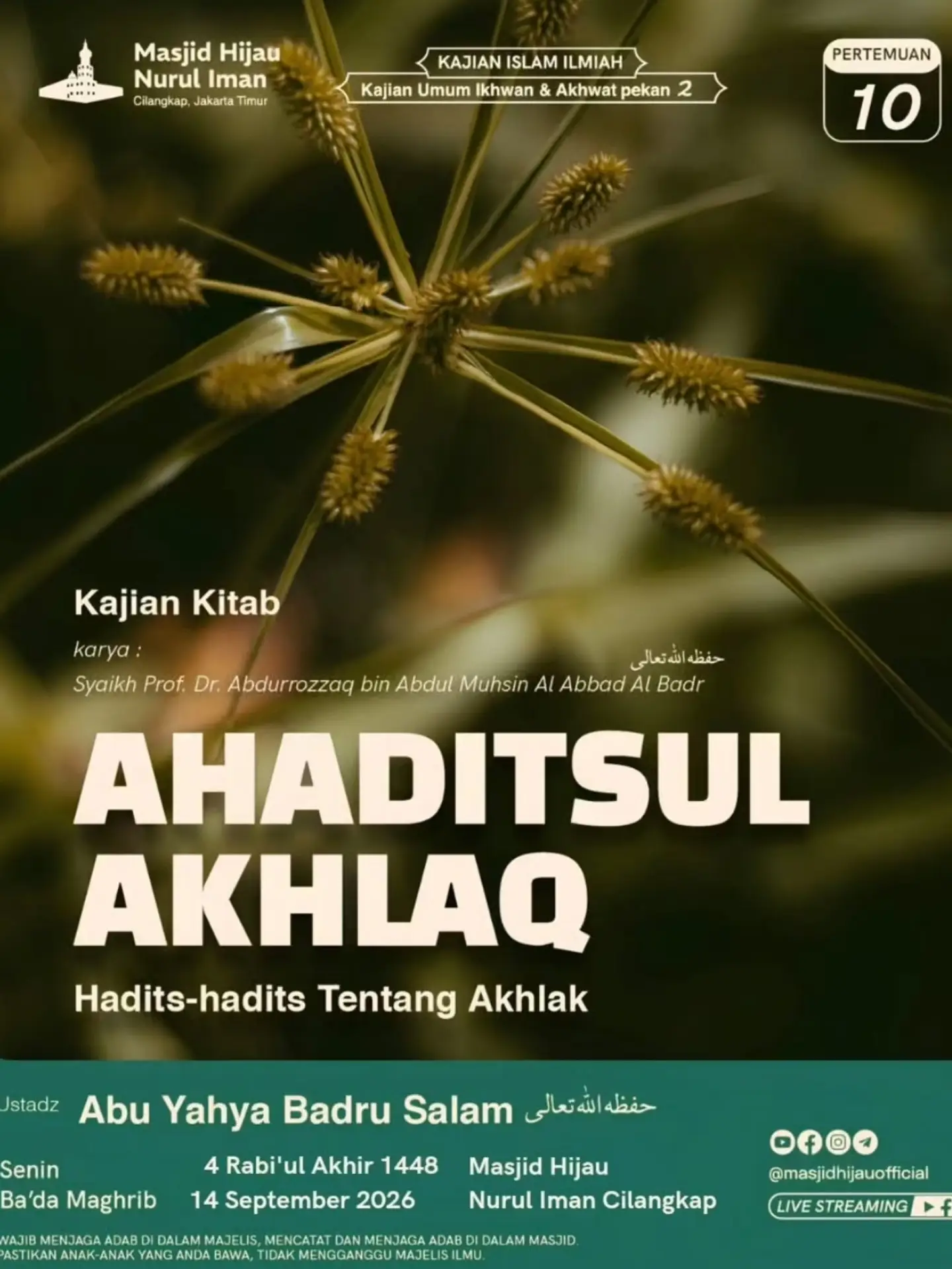 Hadits-hadits Tentang Akhlak