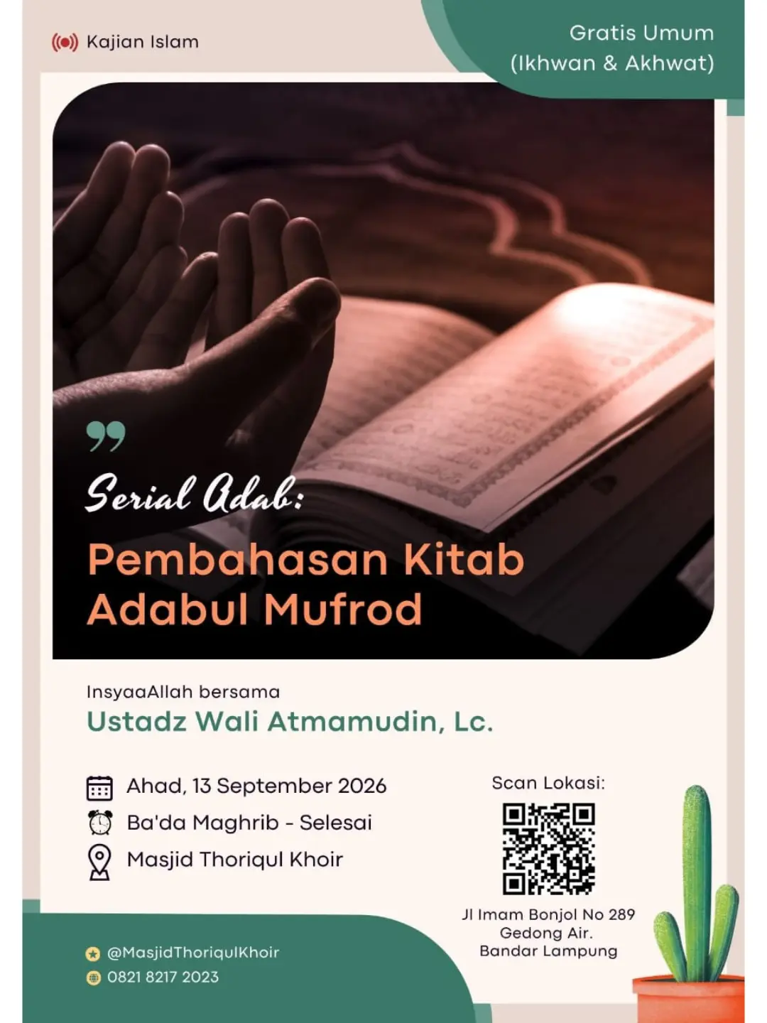 Serial Adab: Pembahasan Kitab Adabul Mufrod
