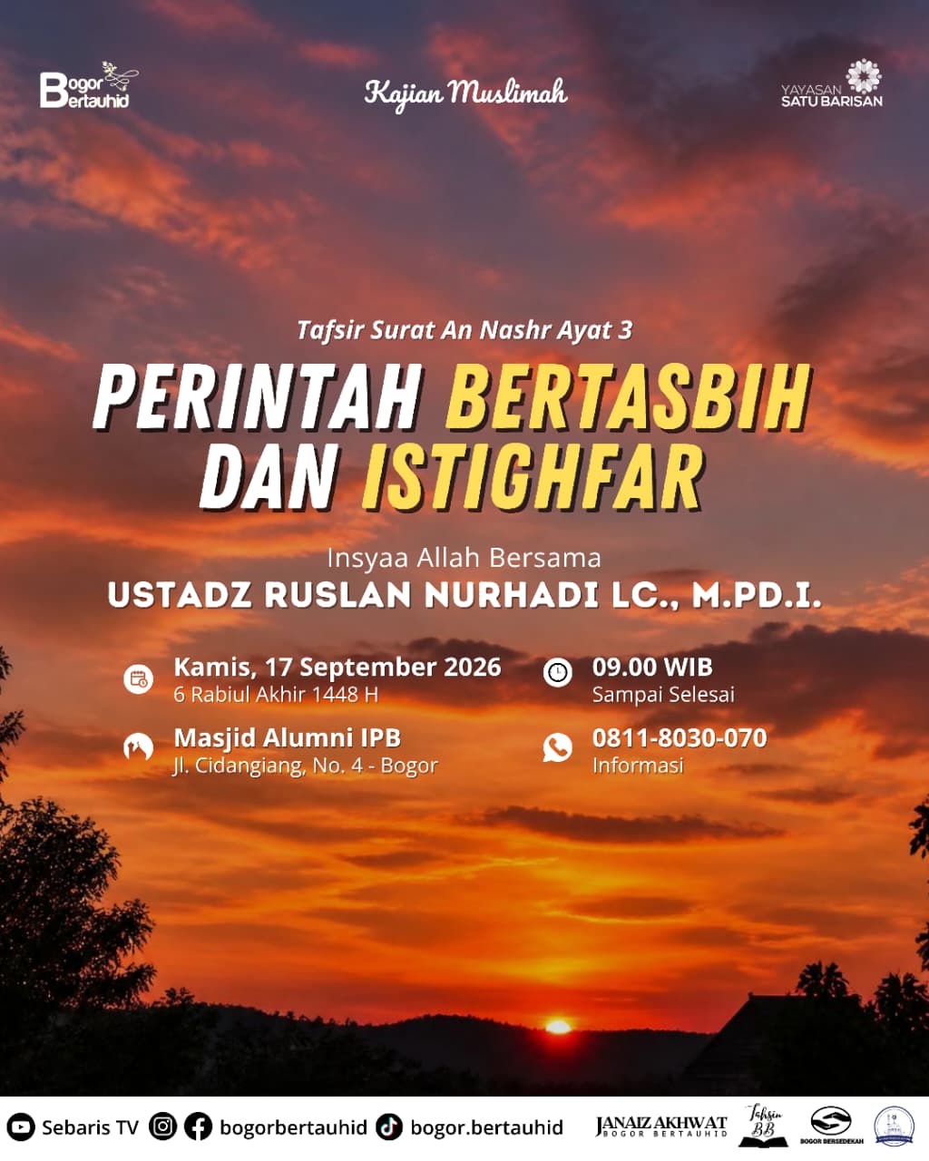 Perintah Bertasbih dan Istighfar