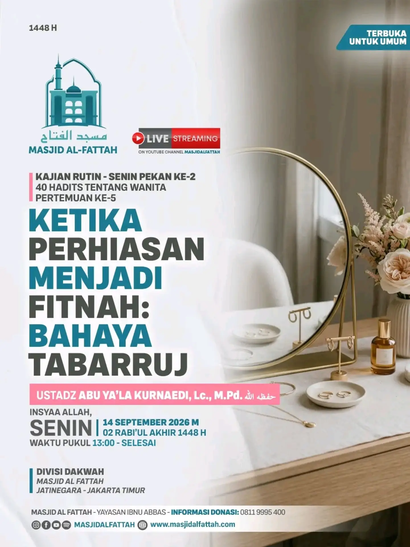 Ketika Perhiasan Menjadi Fitnah: Bahaya Tabarruj