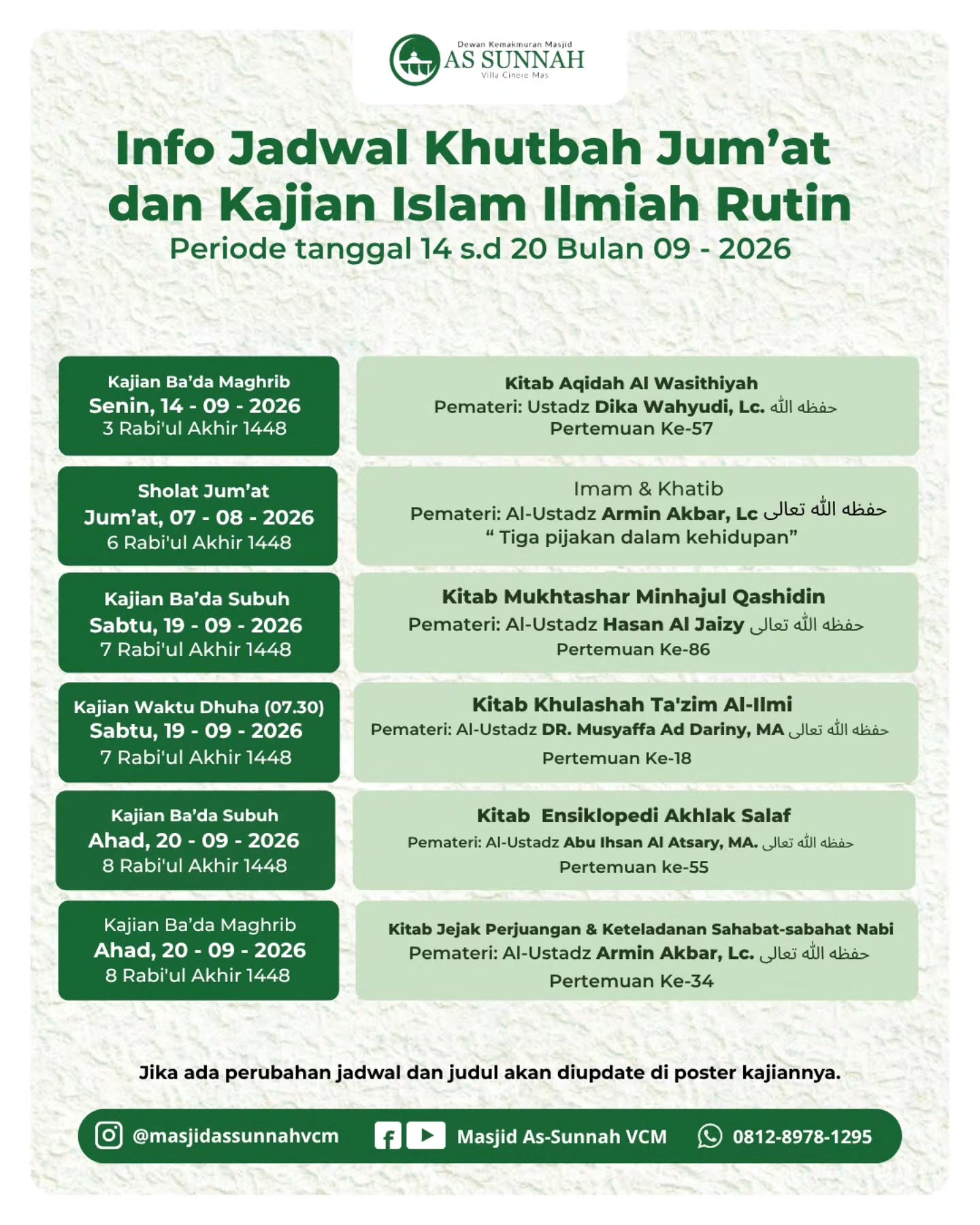 Kitab Jejak Perjuangan & Keteladanan Sahabat-sahabat Nabi