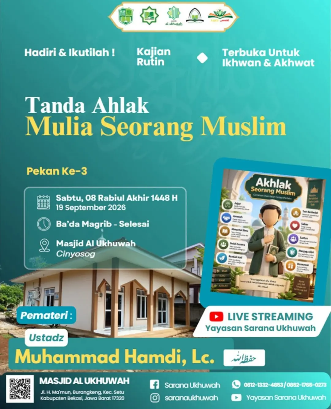 Tanda Ahlak Mulia Seorang Muslim
