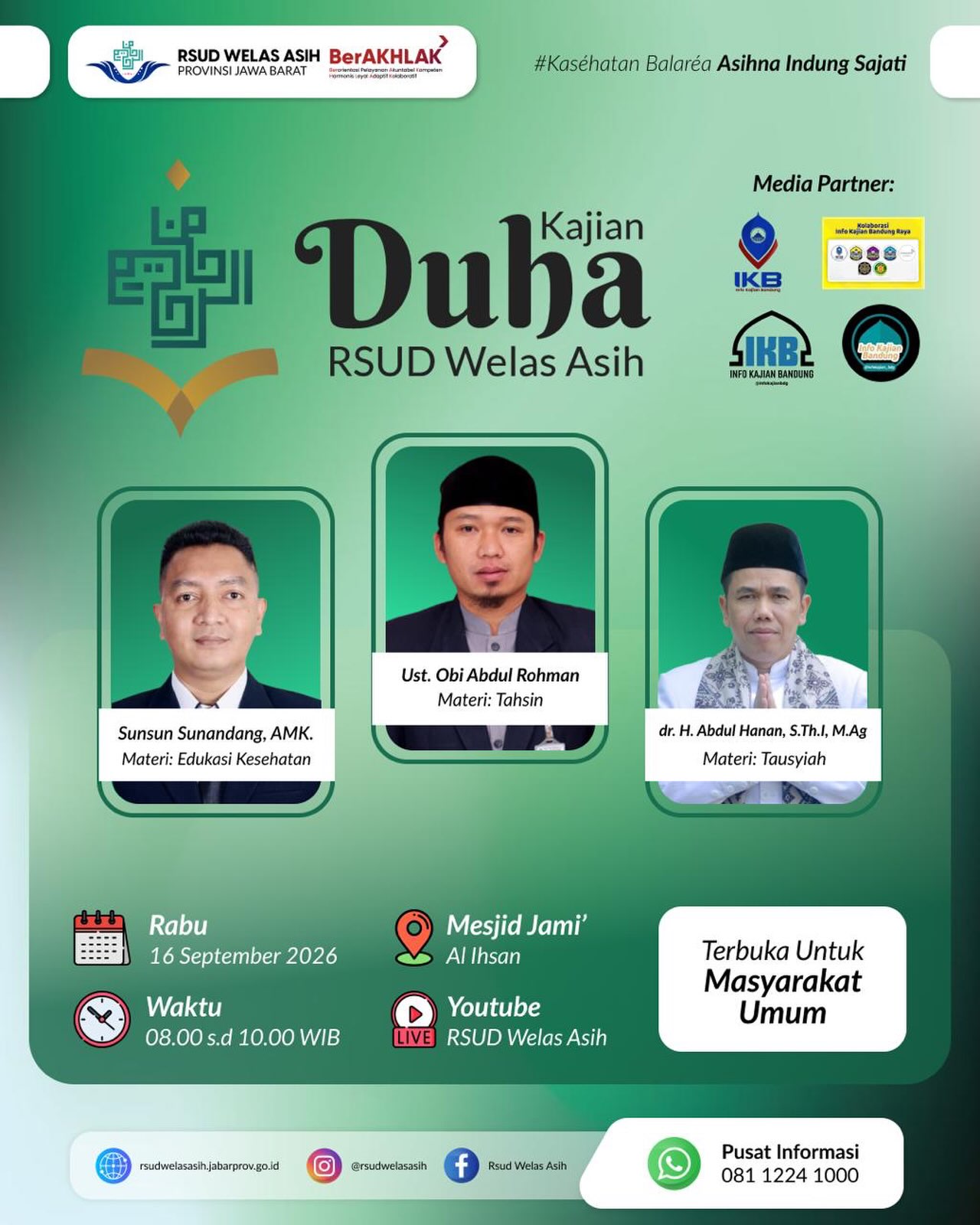Kajian Duha RSUD Welas Asih