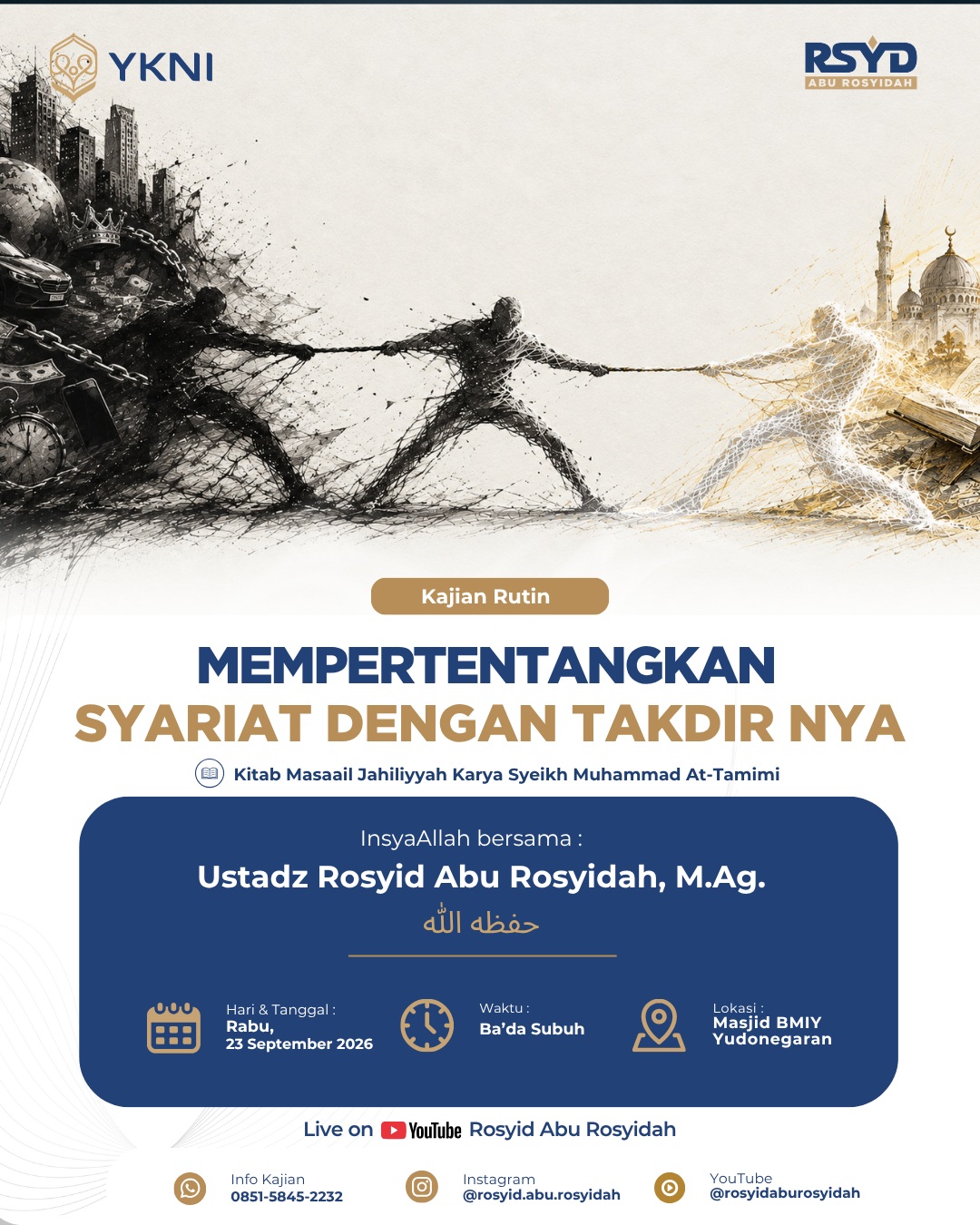 MEMPERTENTANGKAN SYARIAT ALLAH DENGAN TAKDIR-NYA