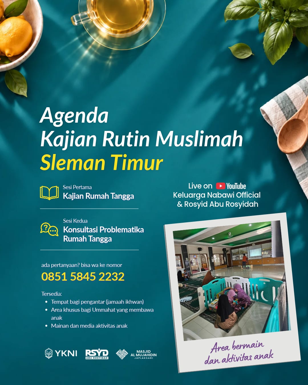 Agenda Kajian Rutin Muslimah Sleman Timur