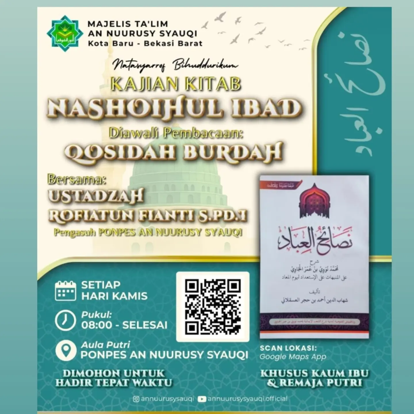 Kajian Kitab Nashohul Ibad