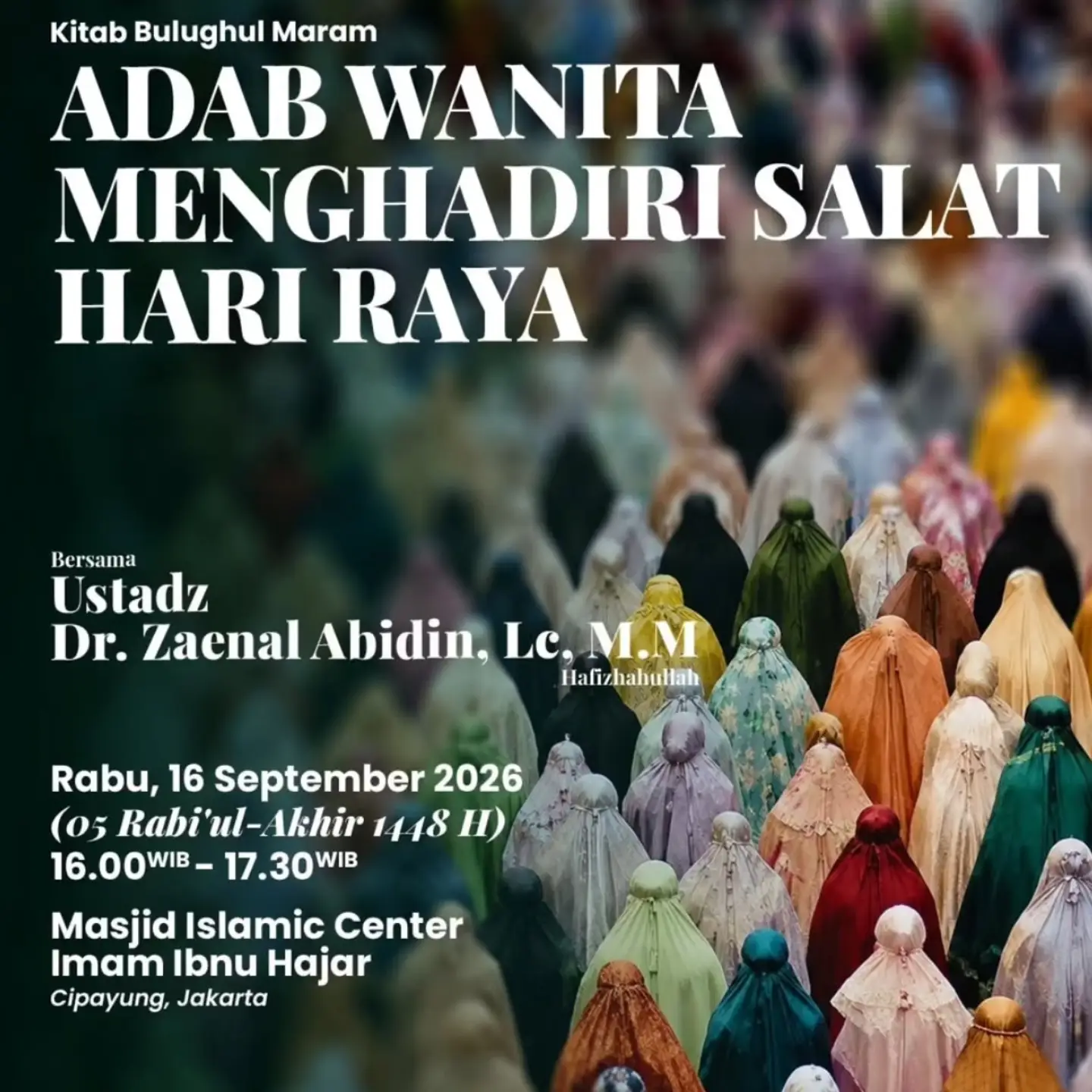 Adab Wanita Menghadiri Salat Hari Raya