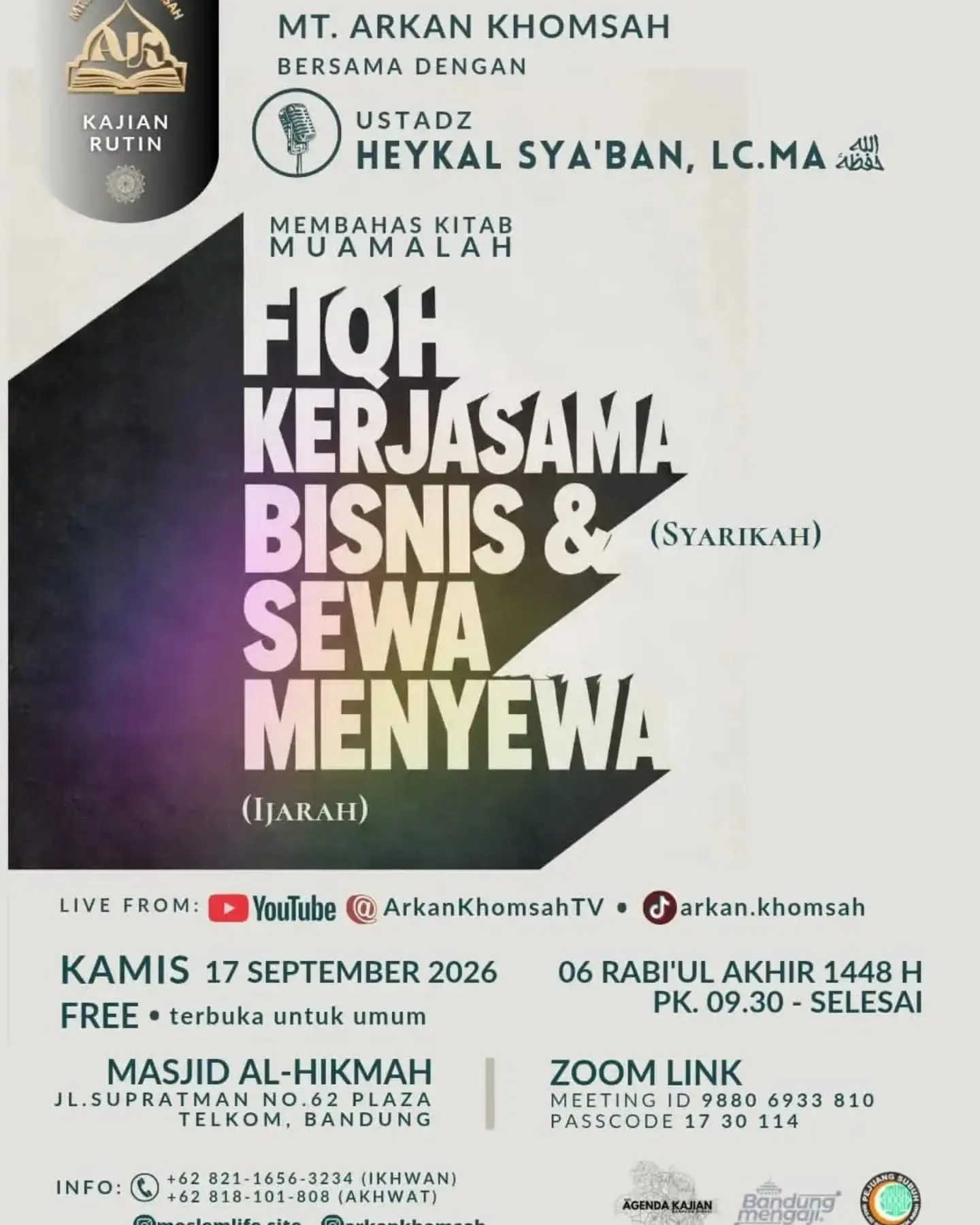 Fiqh Kerjasama Bisnis & Sewa Menyewa (Ijrah)