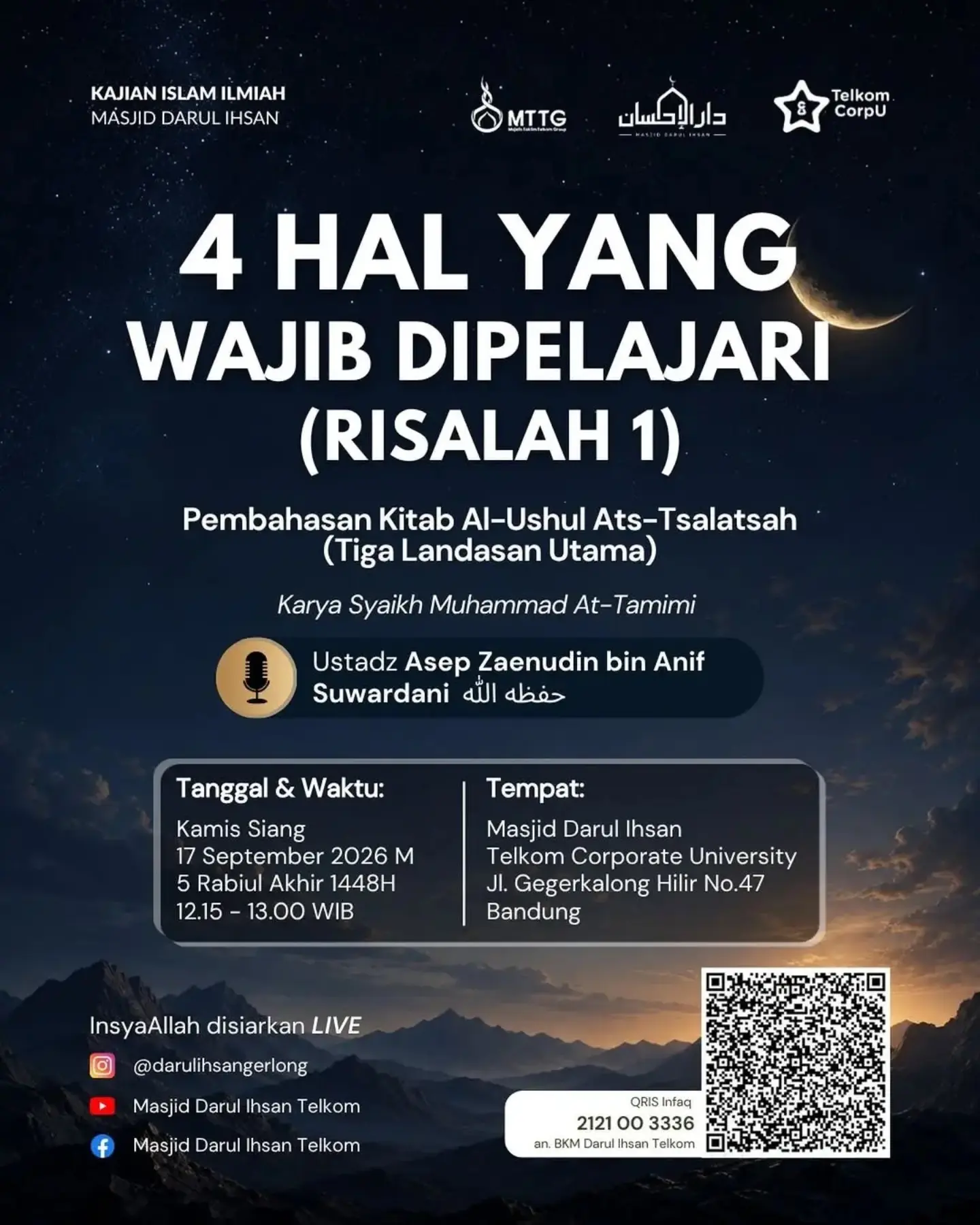 4 Hal Yang Wajib Dipelajari (Risalah 1)
