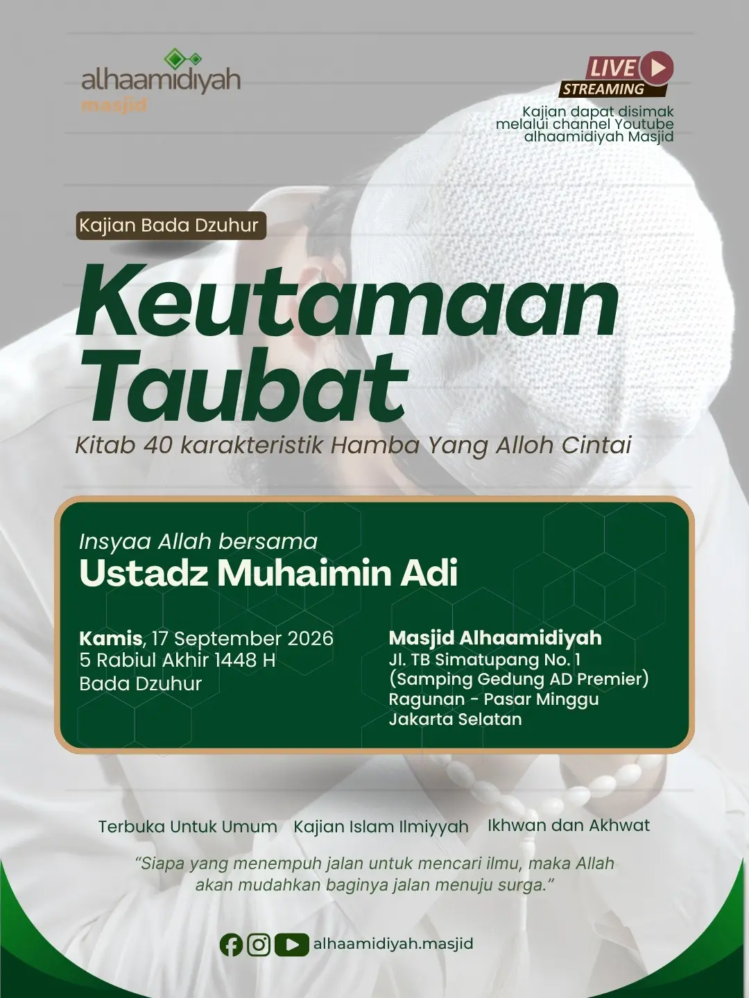 Keutamaan Taubat