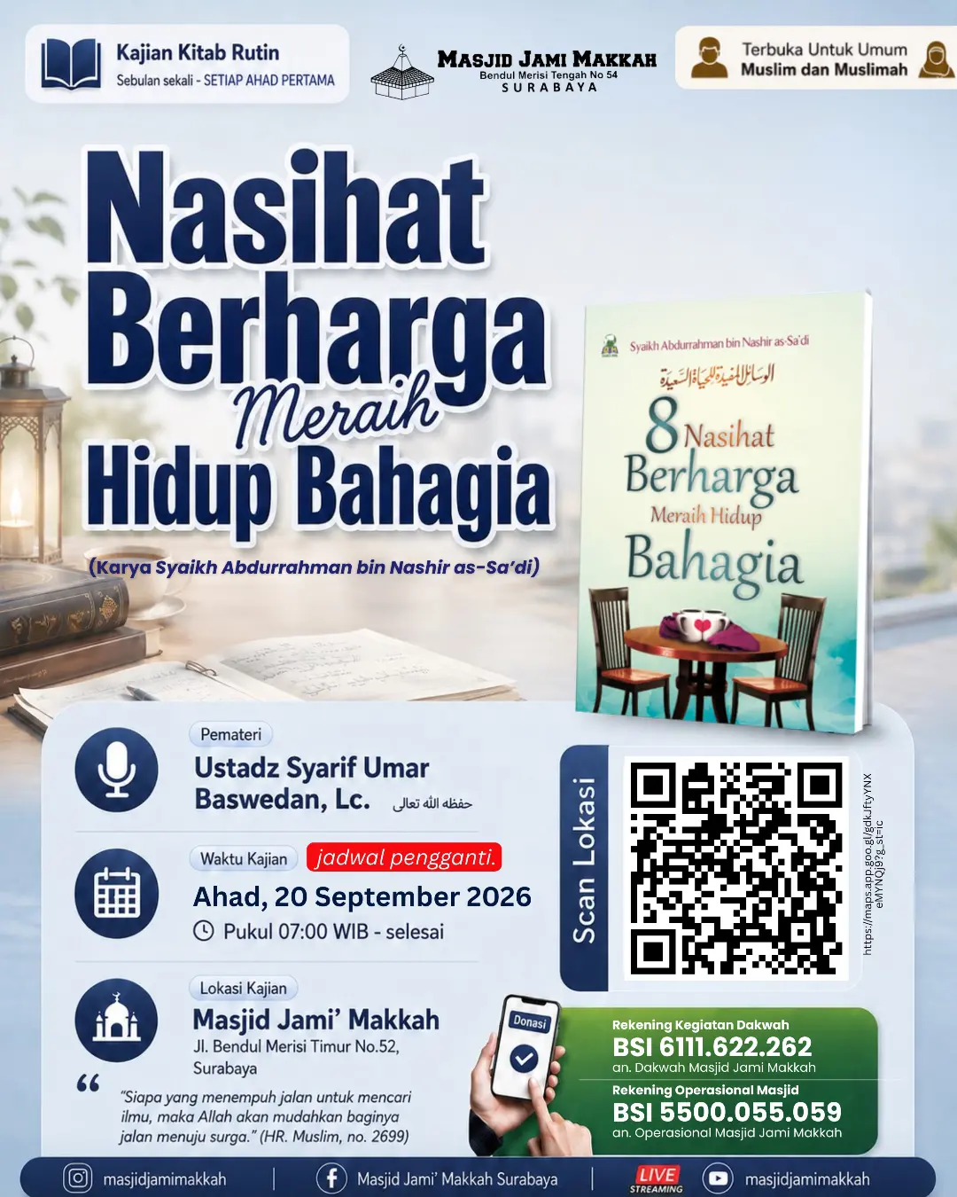 Nasihat Berharga Meraih Hidup Bahagia