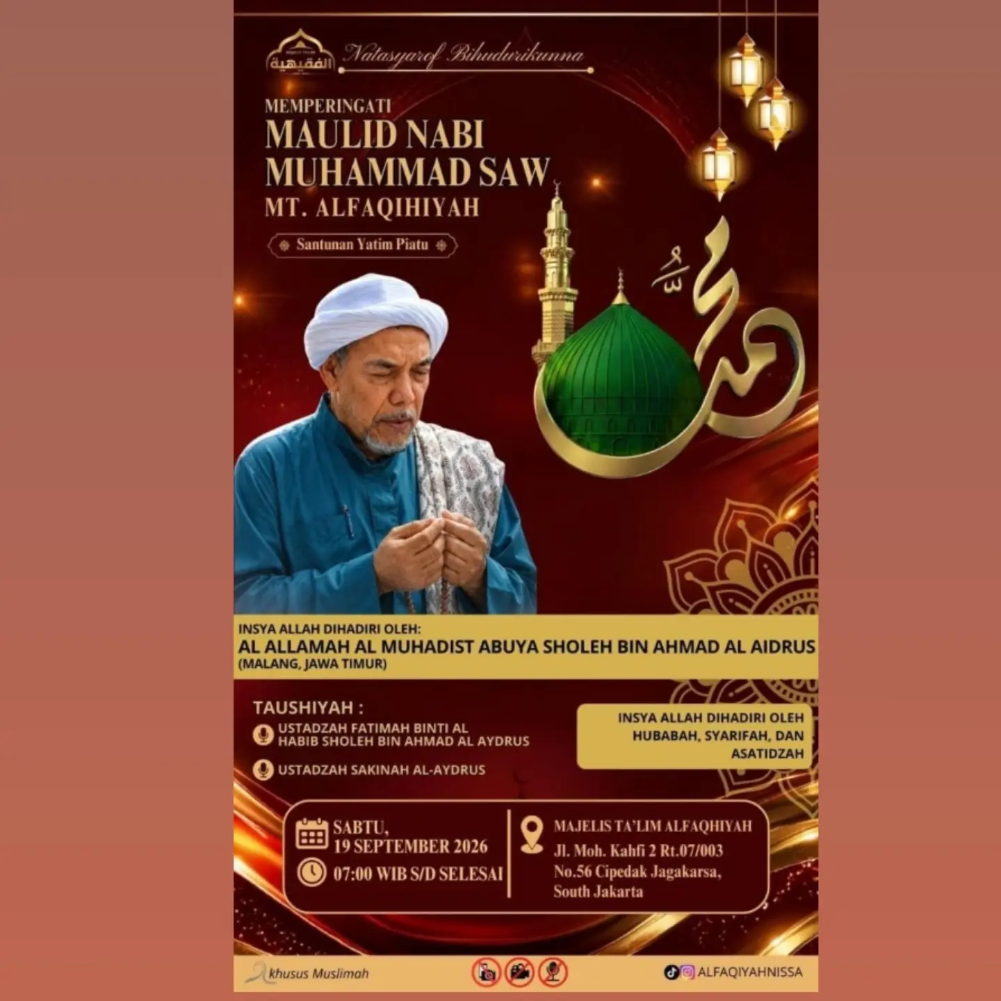 Memperingati Maulid Nabi Muhammad SAW MT. ALFAQIHIYAH