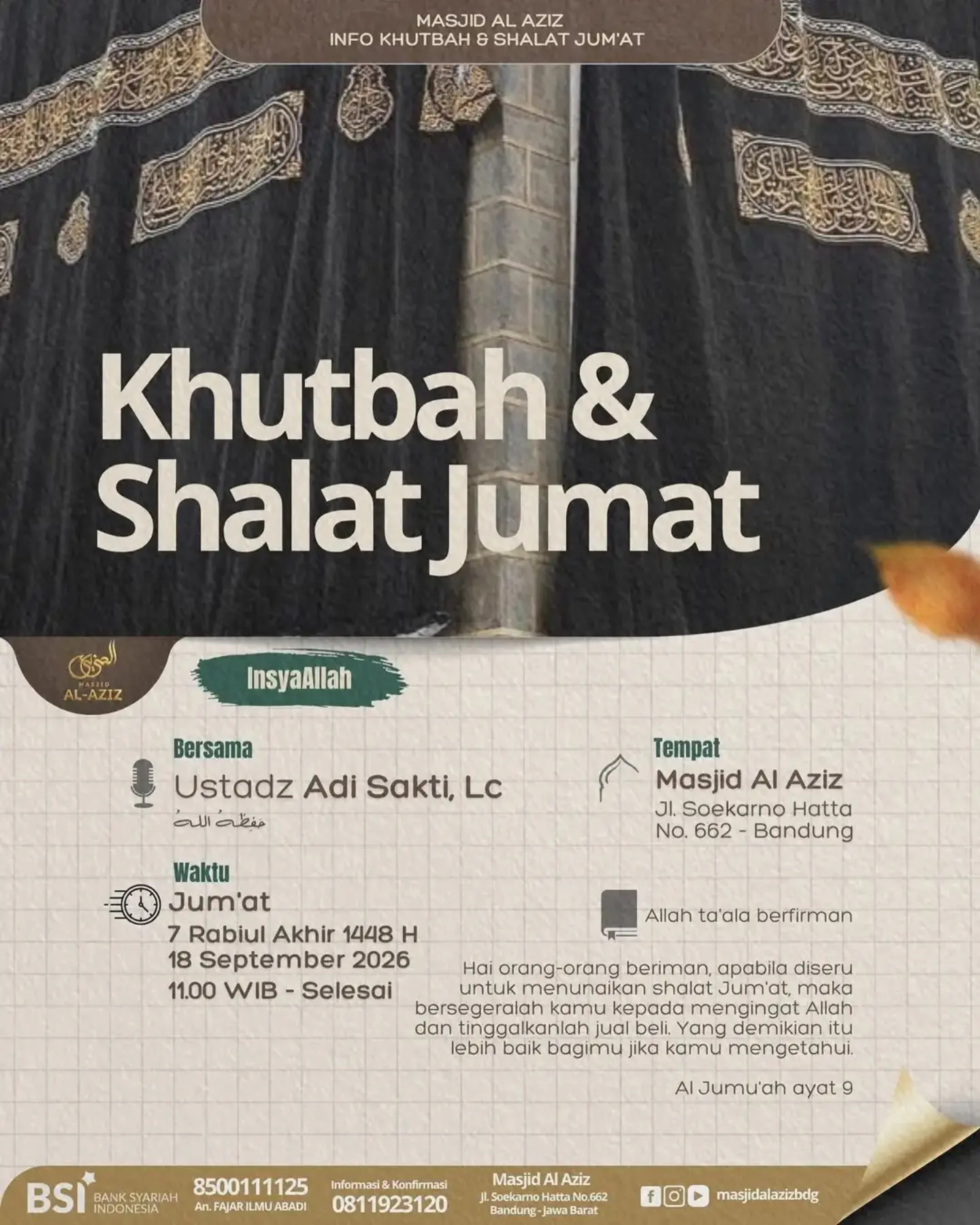 Khutbah & Shalat Jumat