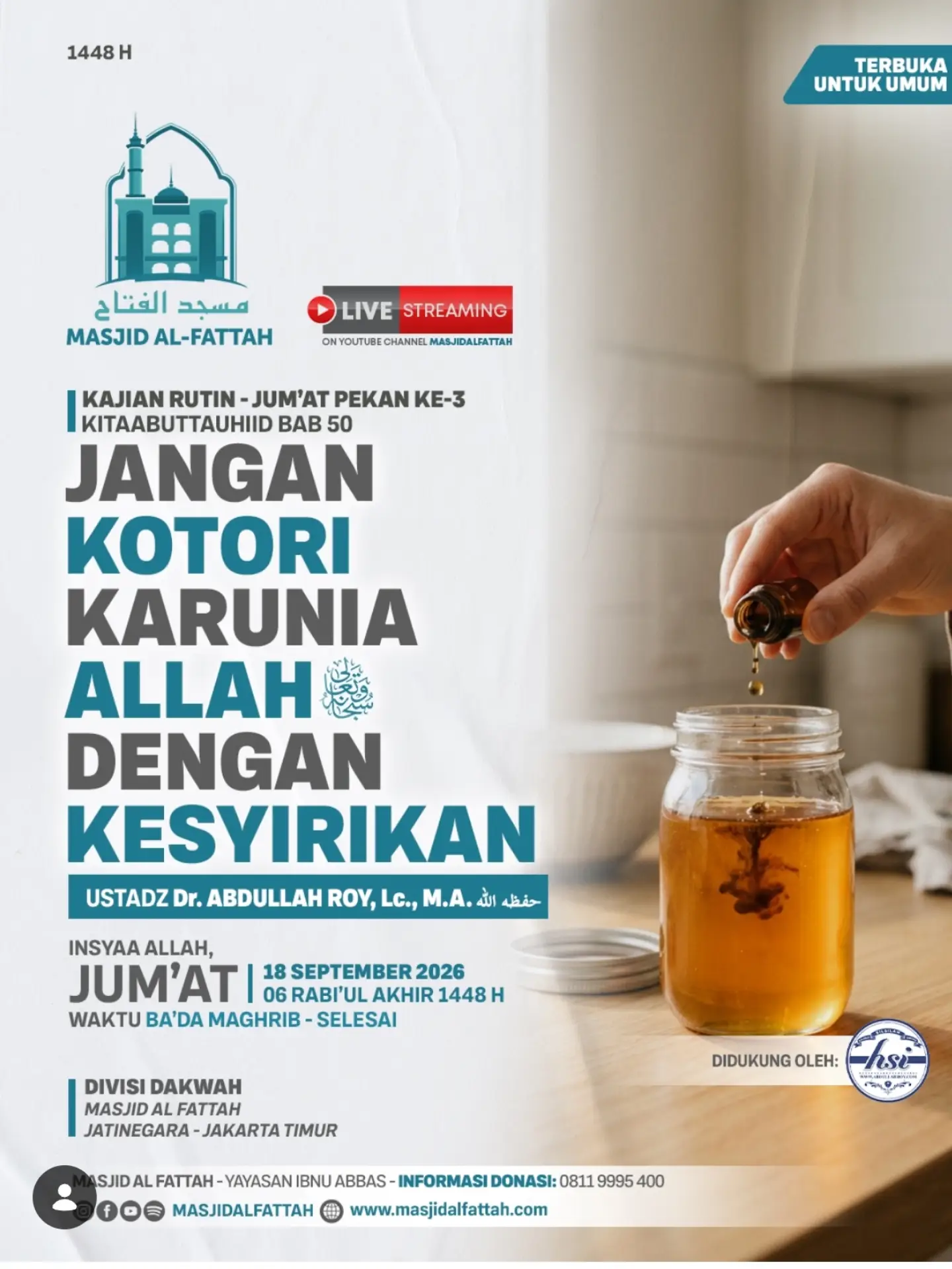 JANGAN KOTORI KARUNIA ALLAH DENGAN KESYIRIKAN