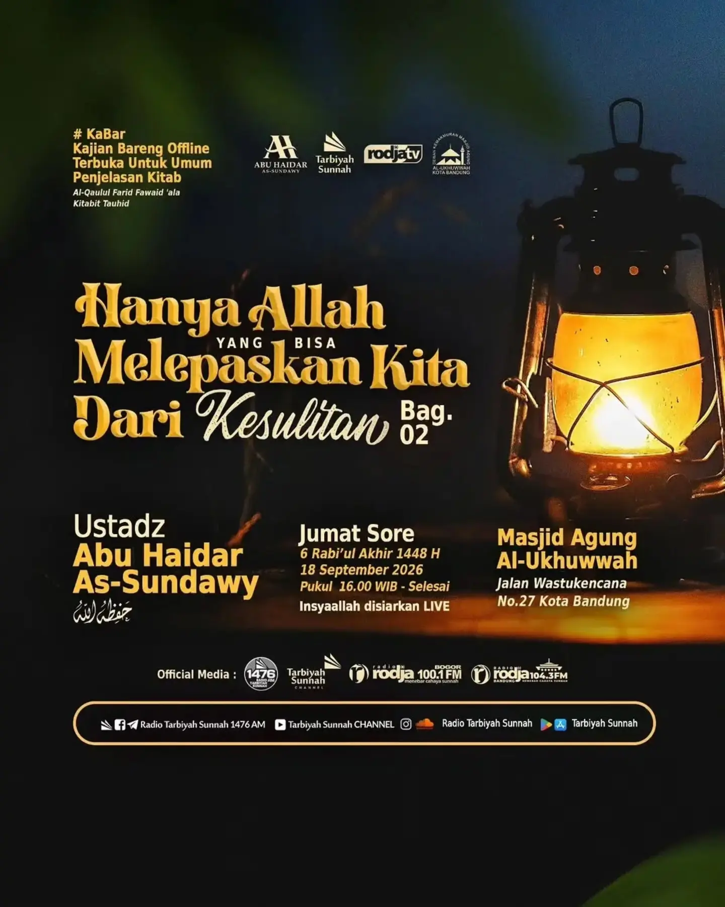 Hanya Allah Yang Bisa Melepaskan Kita Dari Kesulitan