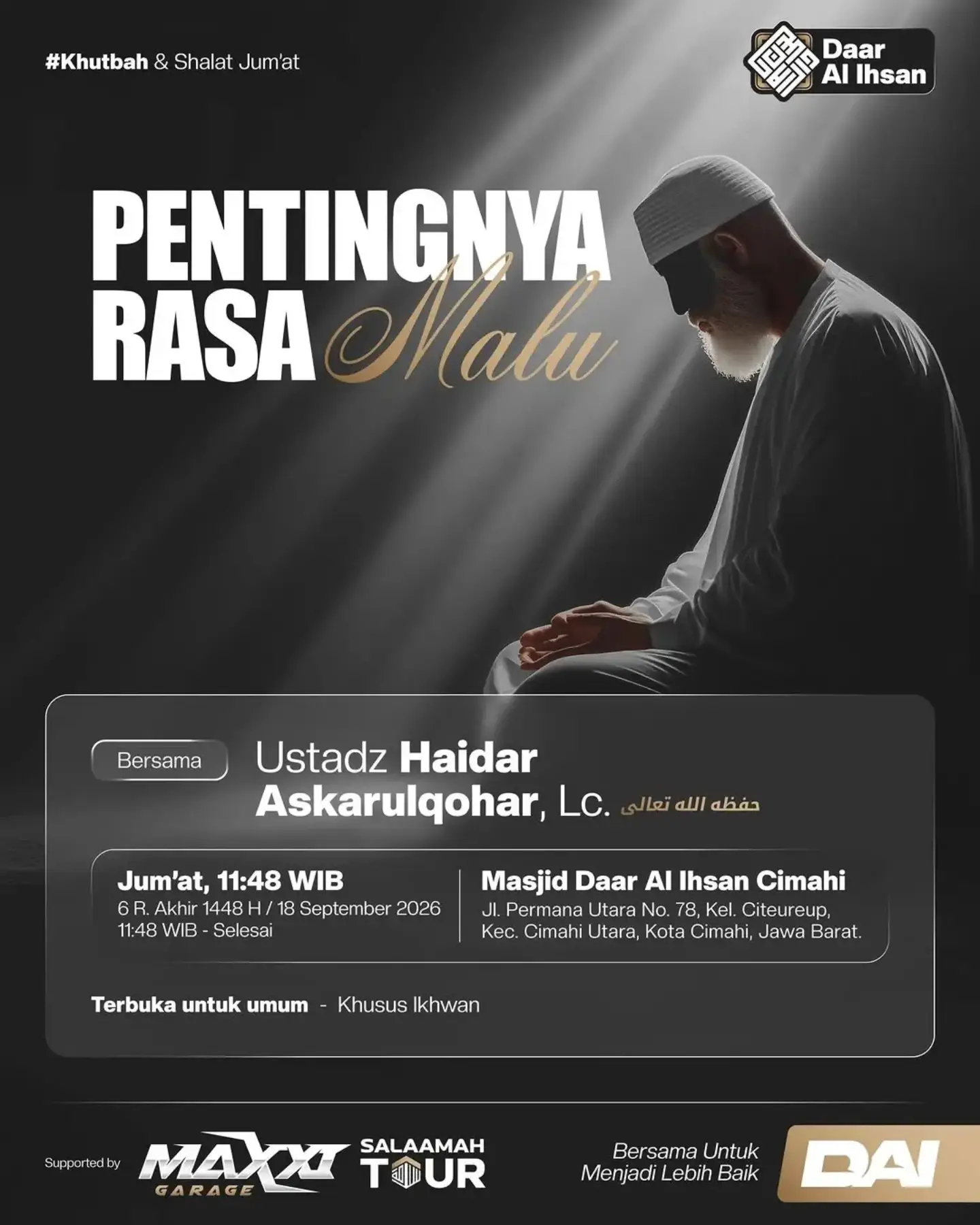 PENTINGNYA RASA Malu