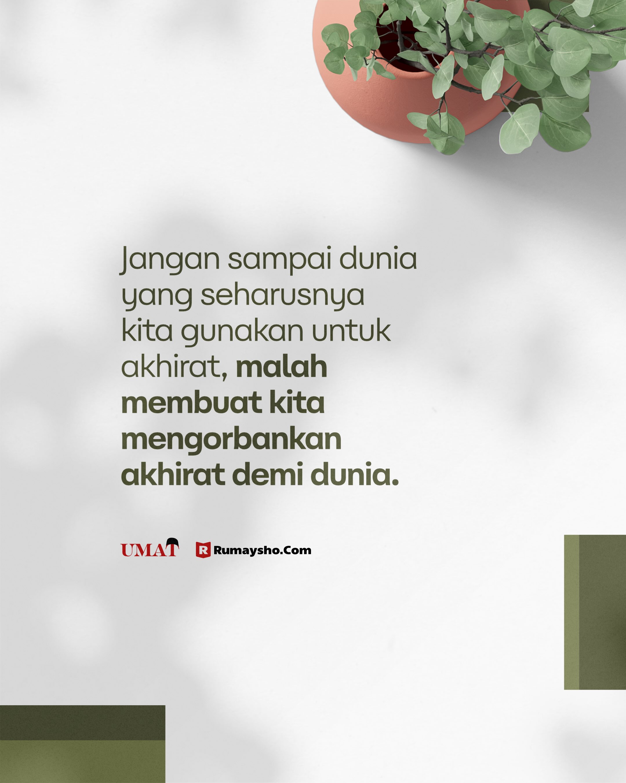 Menjual Agama Demi Dunia