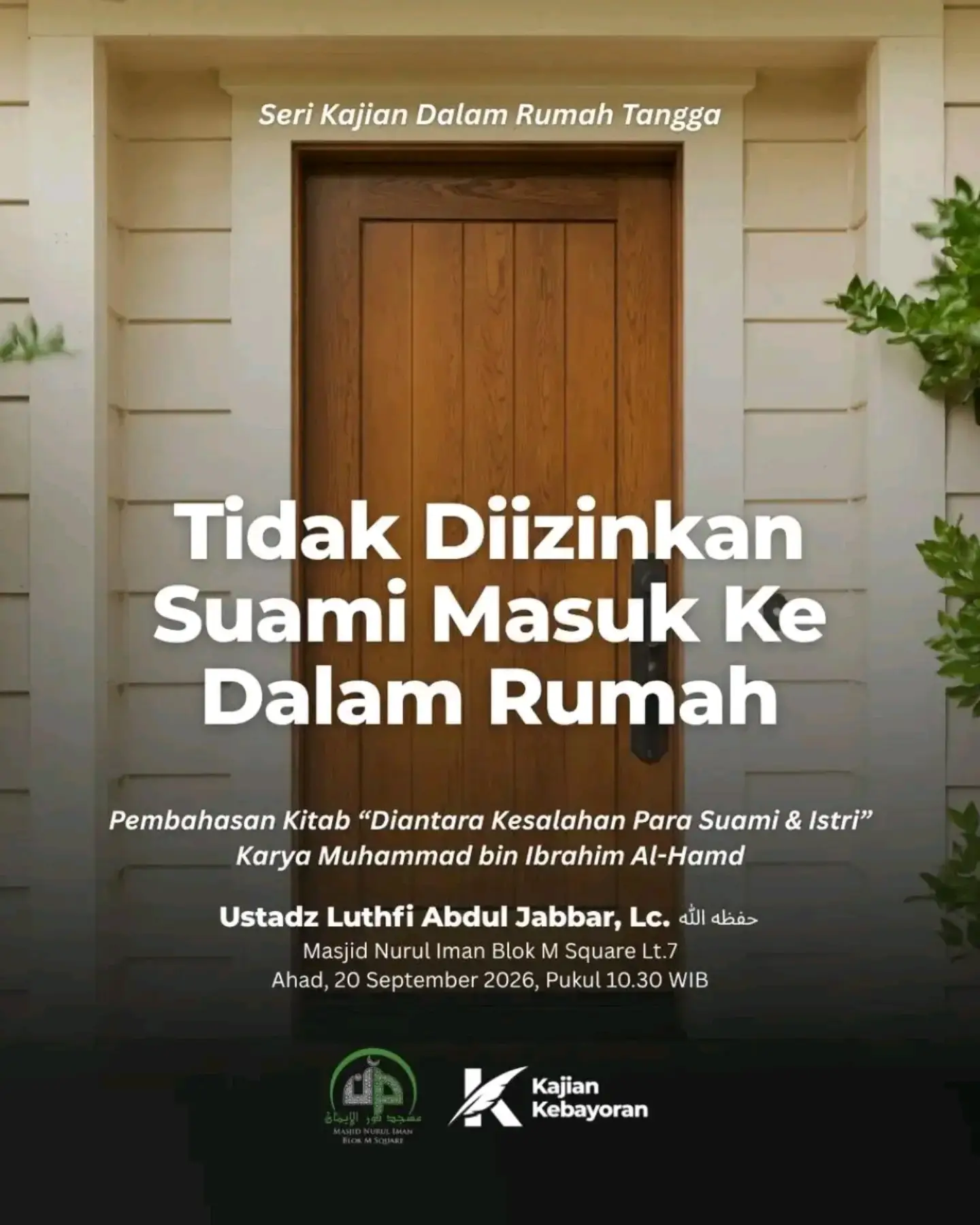 Tidak Diizinkan Suami Masuk Ke Dalam Rumah
