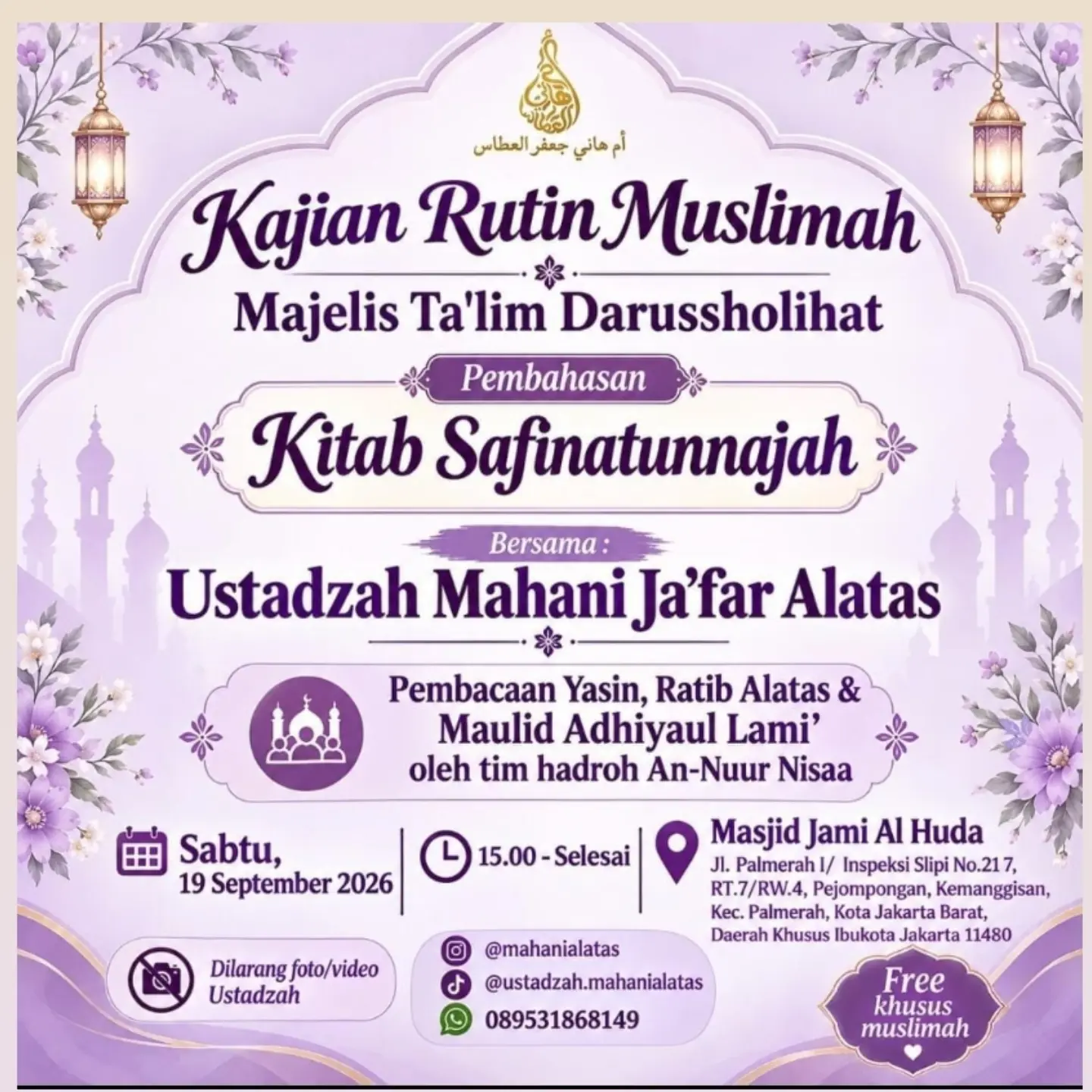 Kajian Rutin Muslimah