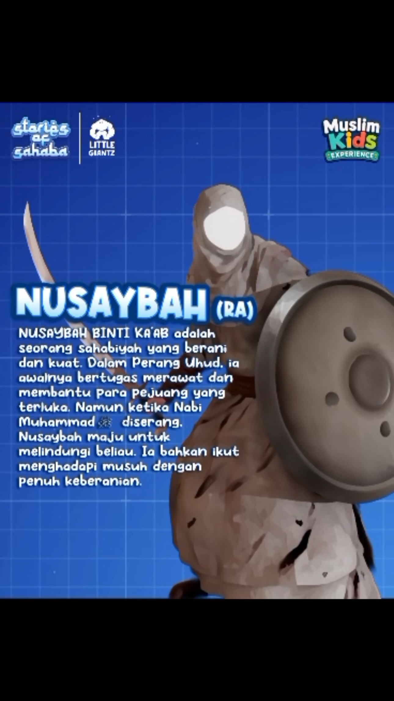 Nobar kisah sahabat Nabi Muhammad (SAW) - Nusaybah (RA)