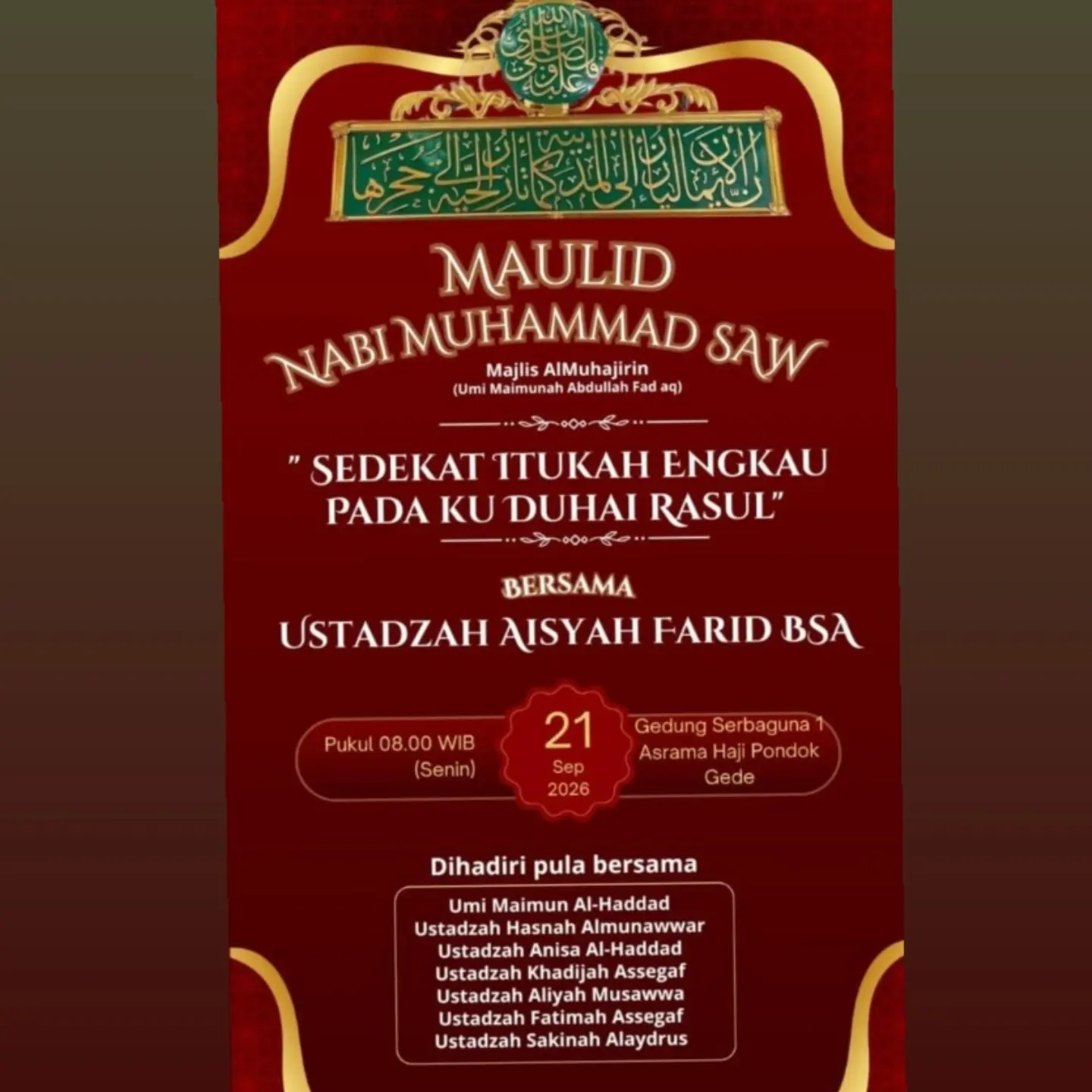 Maulid Nabi Muhammad SAW