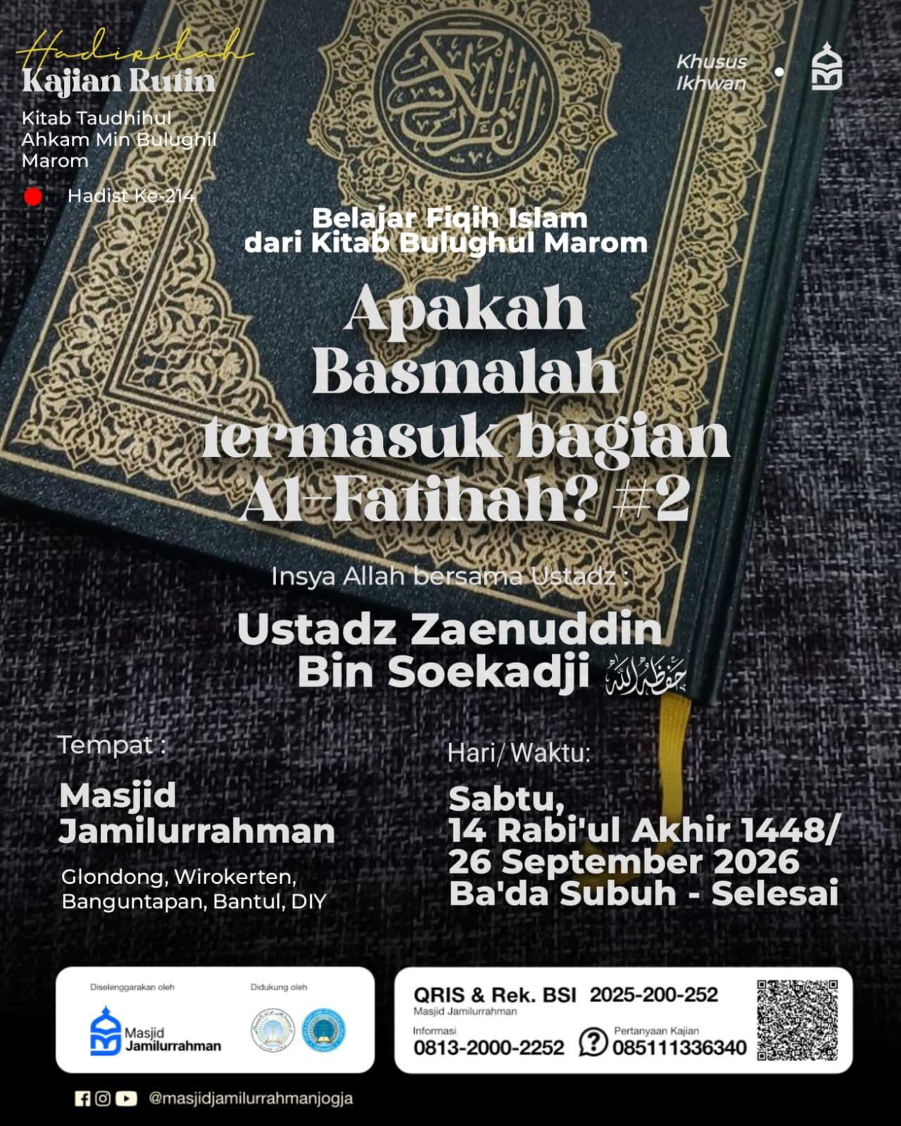 APAKAH BASMALAH TERMASUK BAGIAN AL-FATIHAH? #2