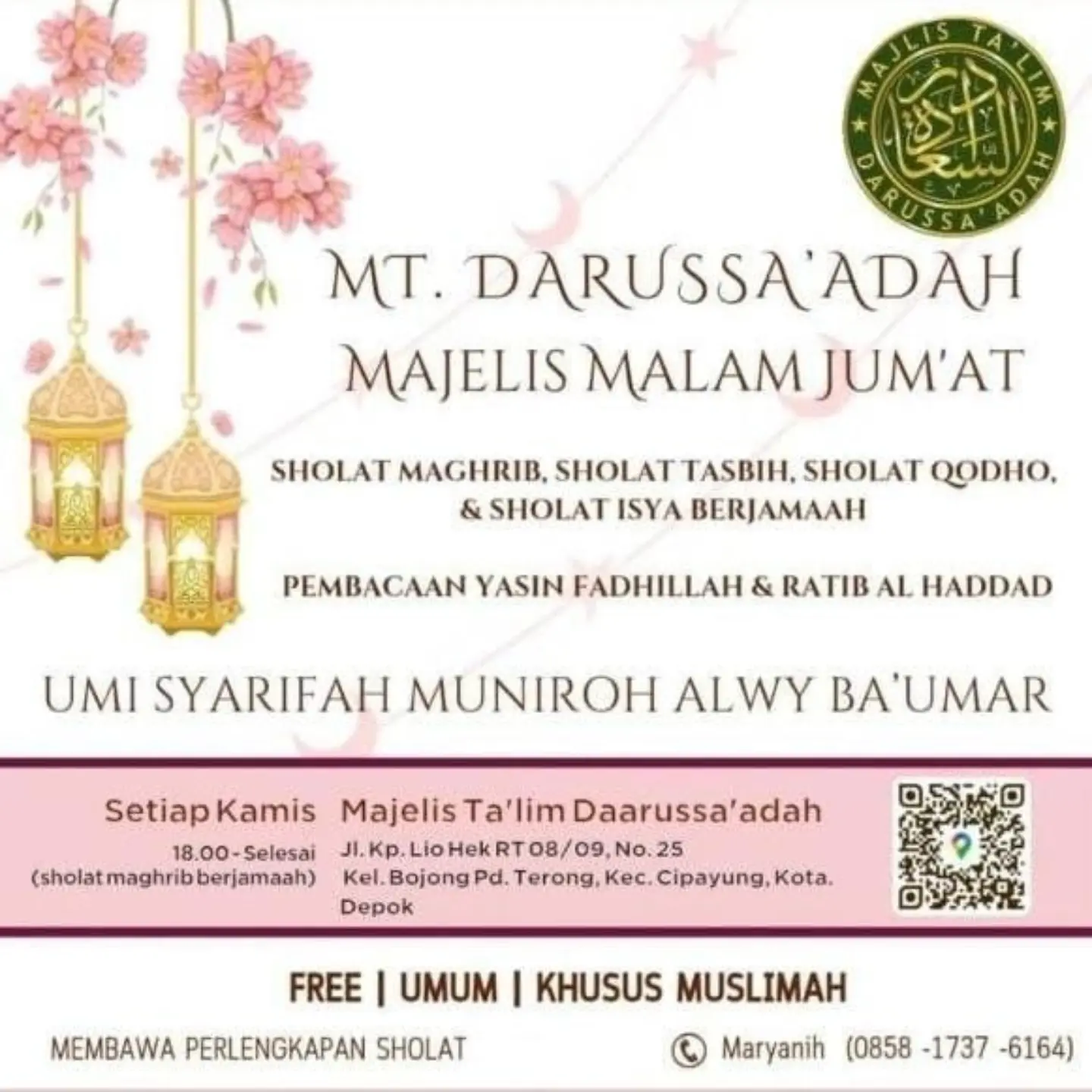 Majelis Malam Jumat MT. Darussa'adah
