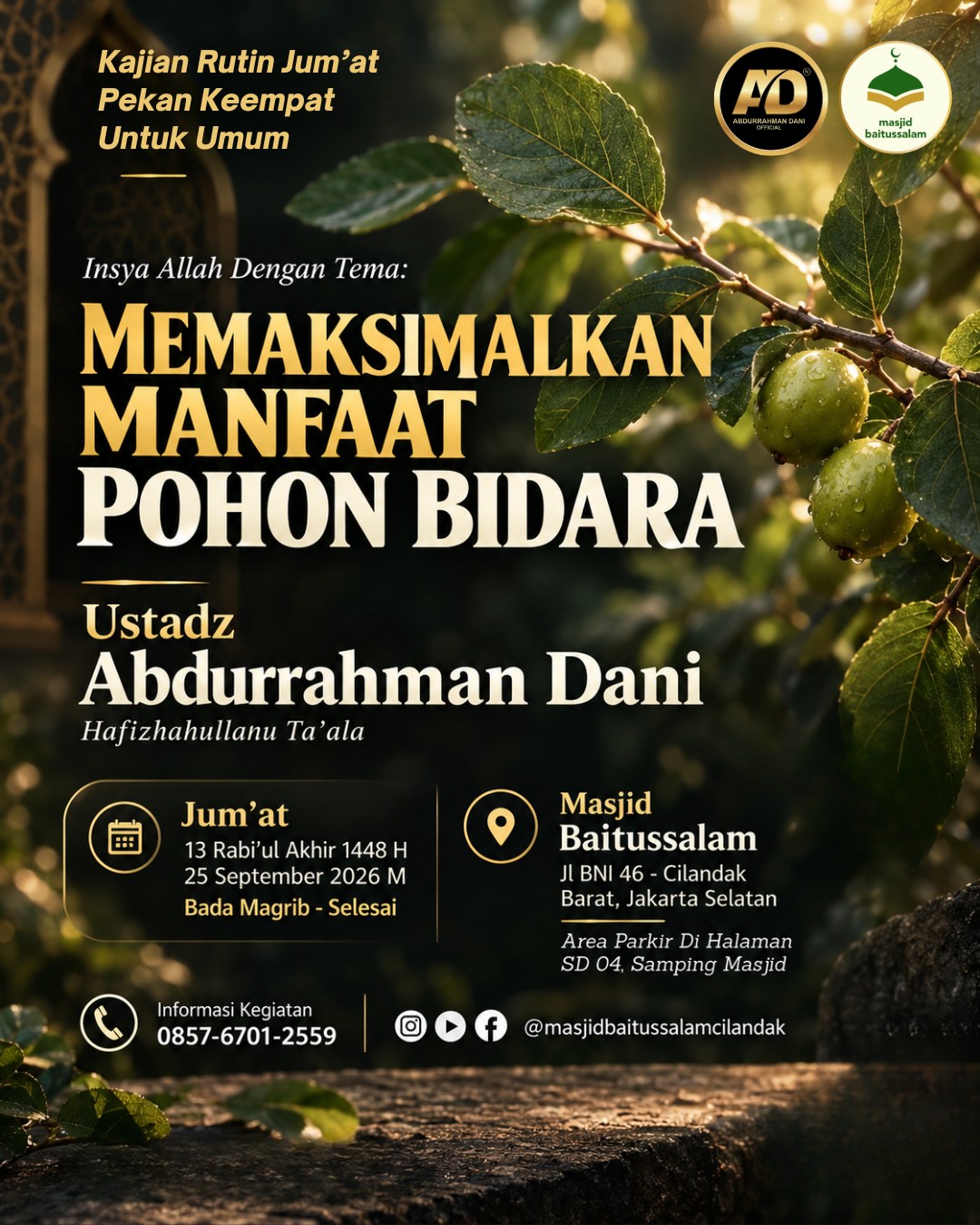MEMAKSIMALKAN MANFAAT POHON BIDARA