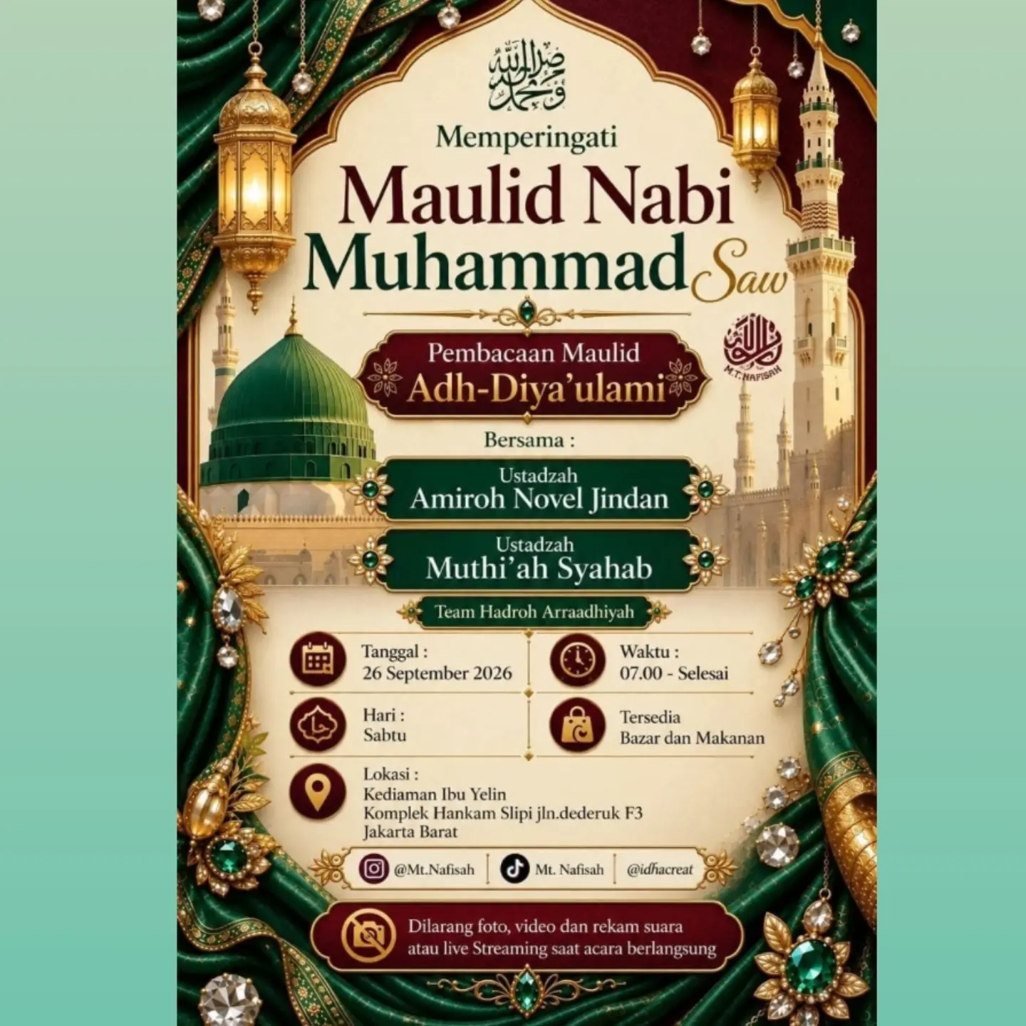 Memperingati Maulid Nabi Muhammad Saw