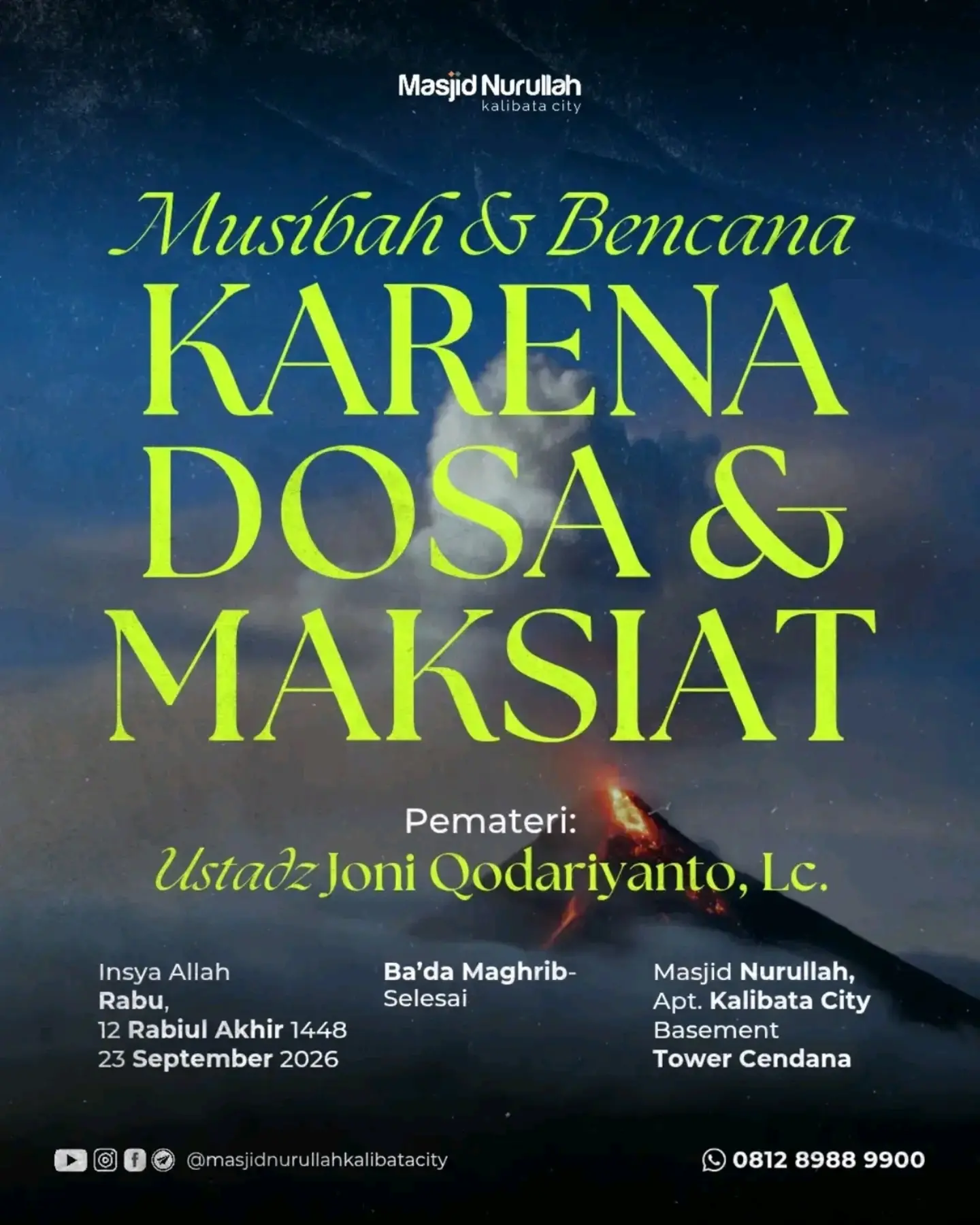 Musibah & Bencana Karena Dosa & Maksiat