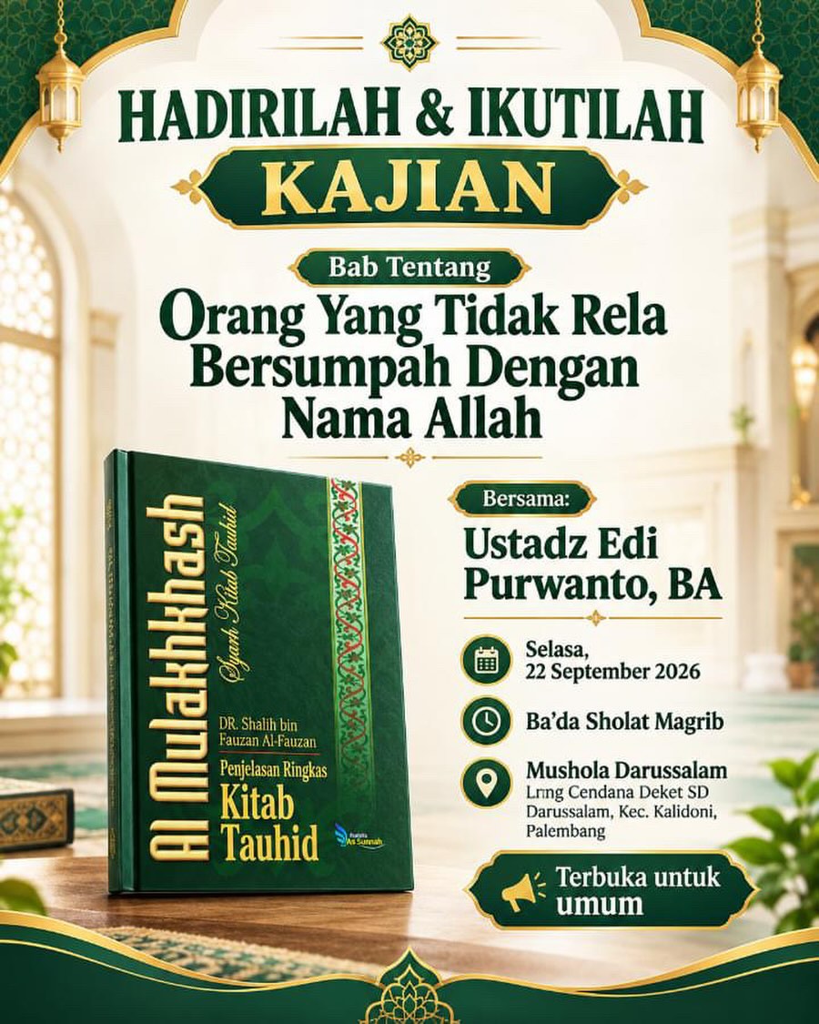 Orang Yang Tidak Rela Bersumpah Dengan Nama Allah