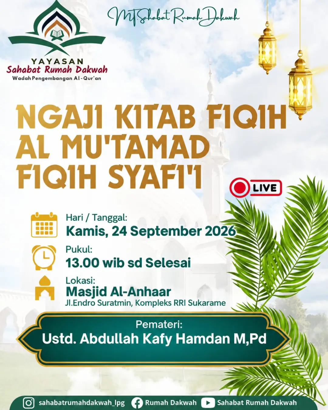 Ngaji Kitab Fiqih Al-Mutamad Fiqih Syafi'i