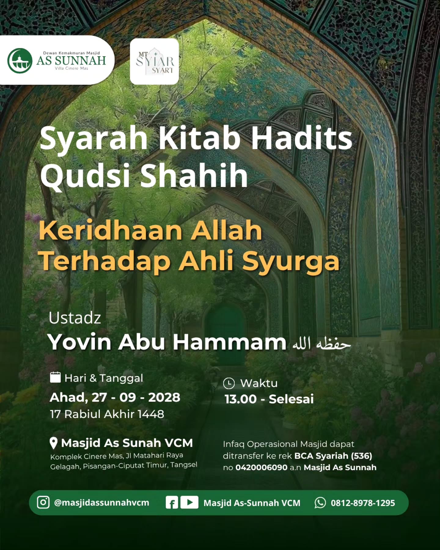Syarah Kitab Hadits Qudsi Shahih