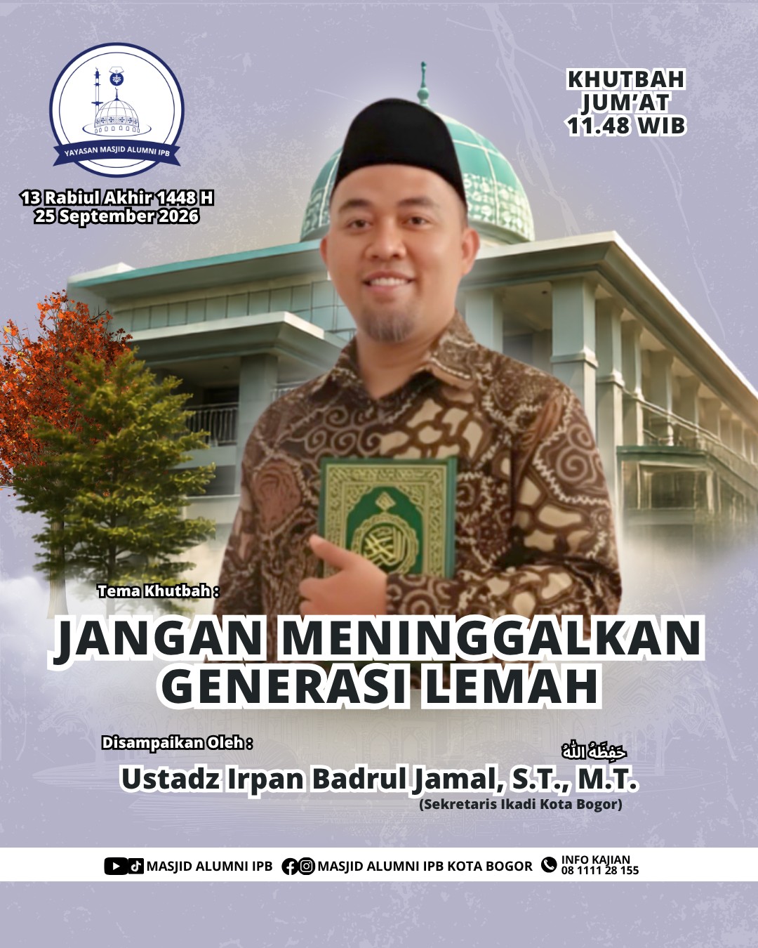 Jangan Meninggalkan Generasi Lemah