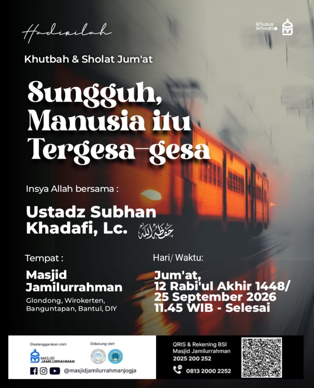 Sungguh, Manusia itu Tergesa-gesa