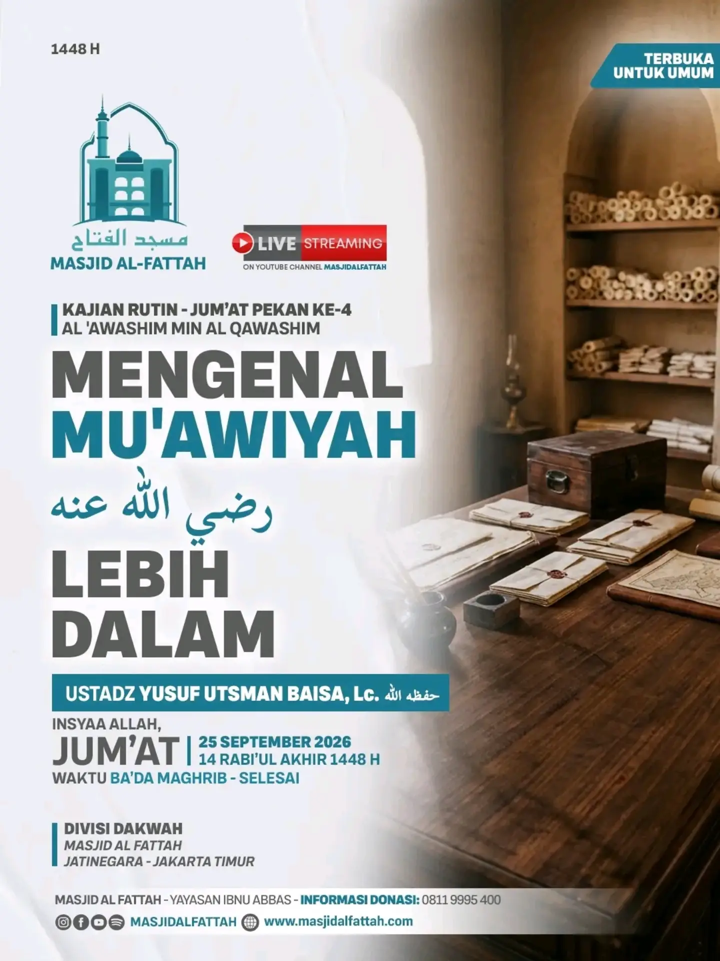 Mengenal Mu'awiyah رضي الله عنه Lebih Dalam